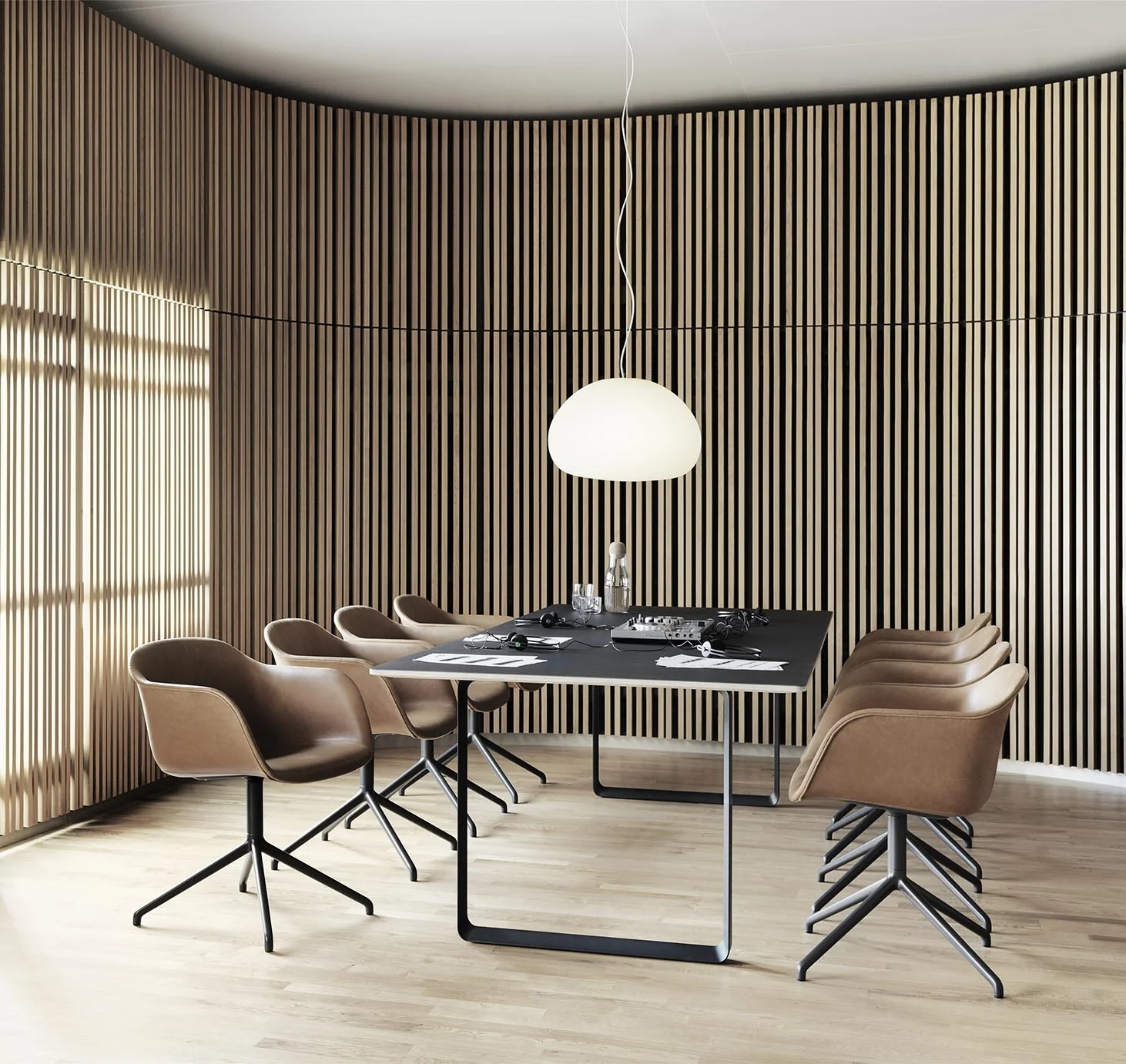 Muuto Fiber Armchair - Swivel Base - Image 11