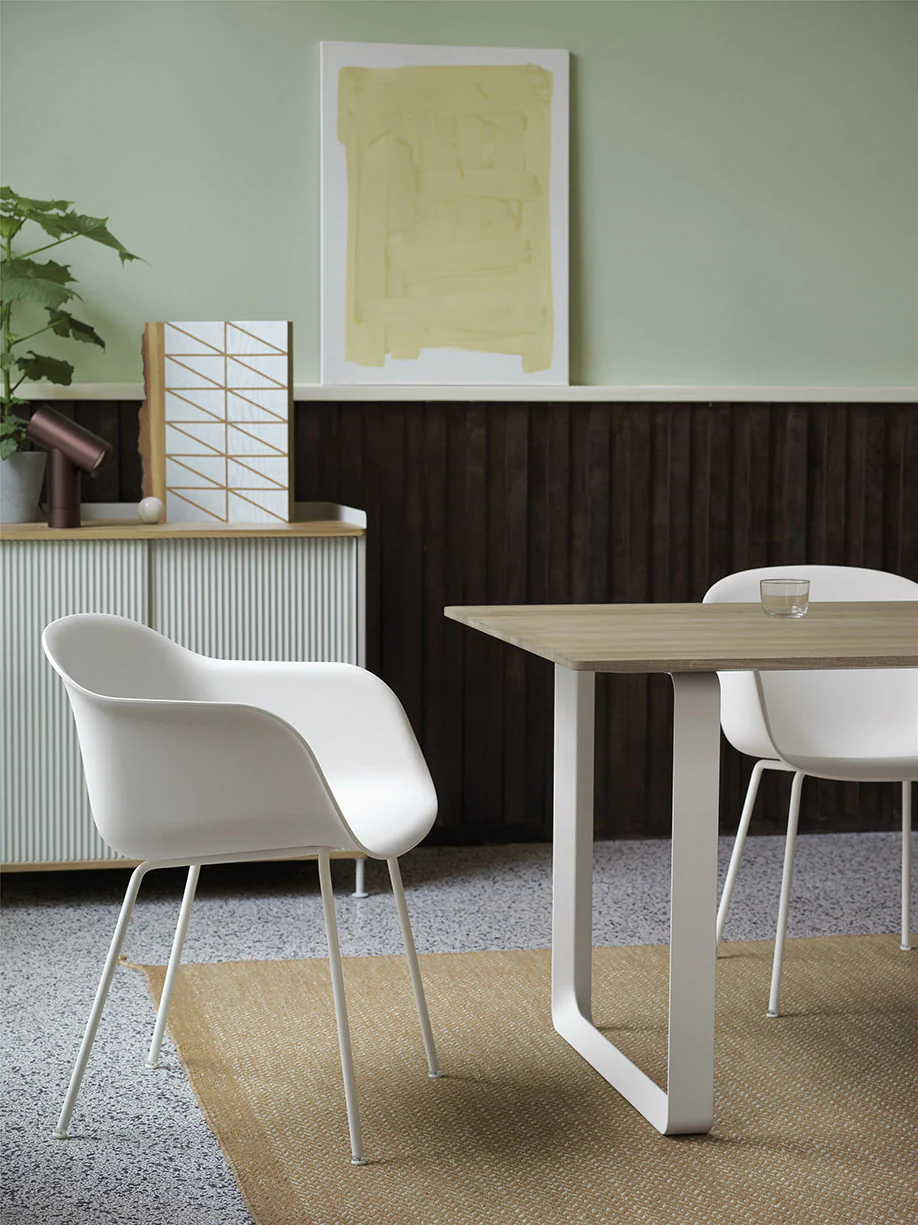 Muuto Fiber Armchair - Tube Base - Image 5