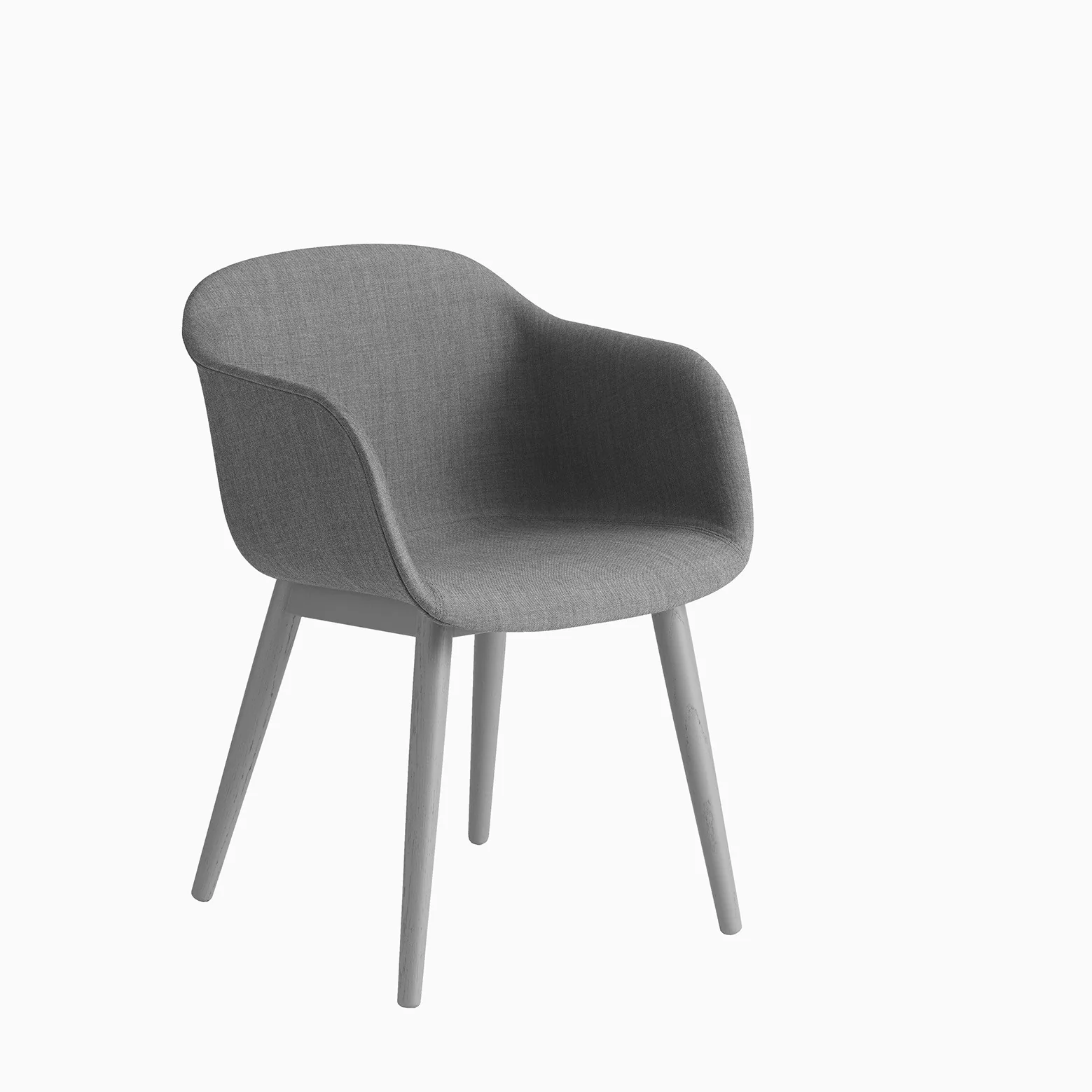 Muuto Fiber Armchair - Wood Base - Image 13