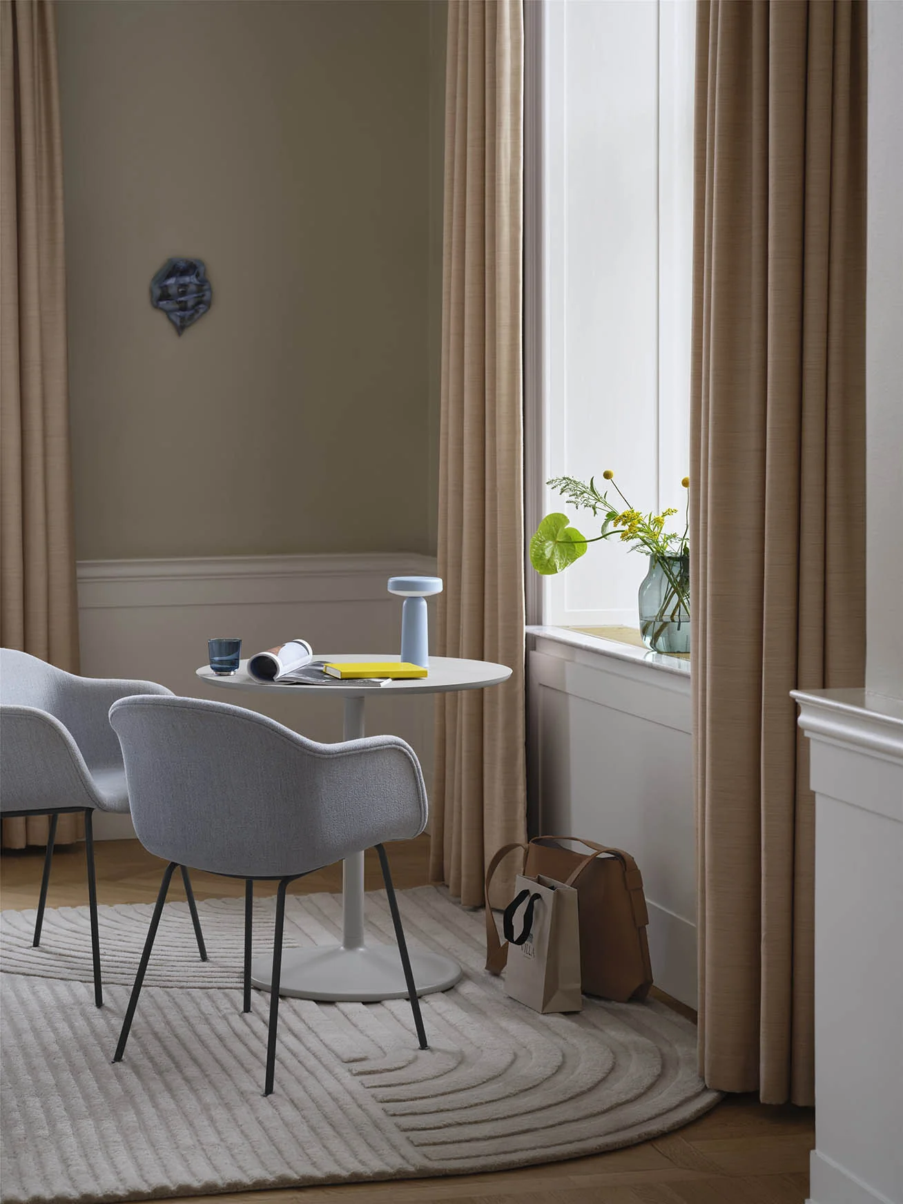 Muuto Fiber Armchair - Wood Base - Image 3