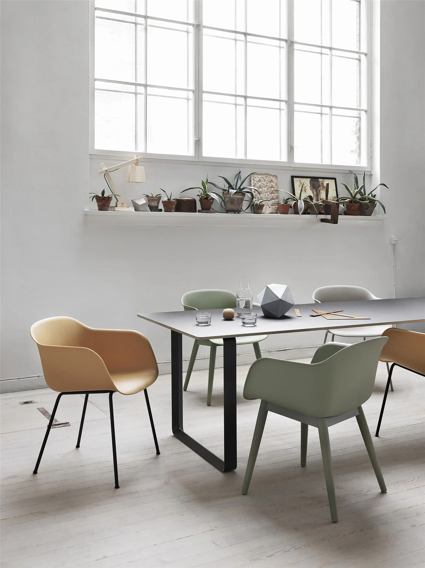Muuto Fiber Armchair - Wood Base - Image 4