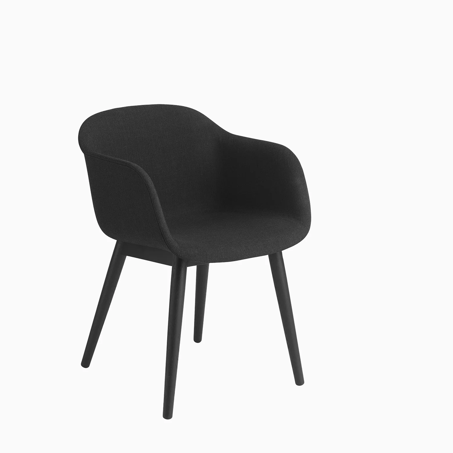 Muuto Fiber Armchair - Wood Base - Image 7