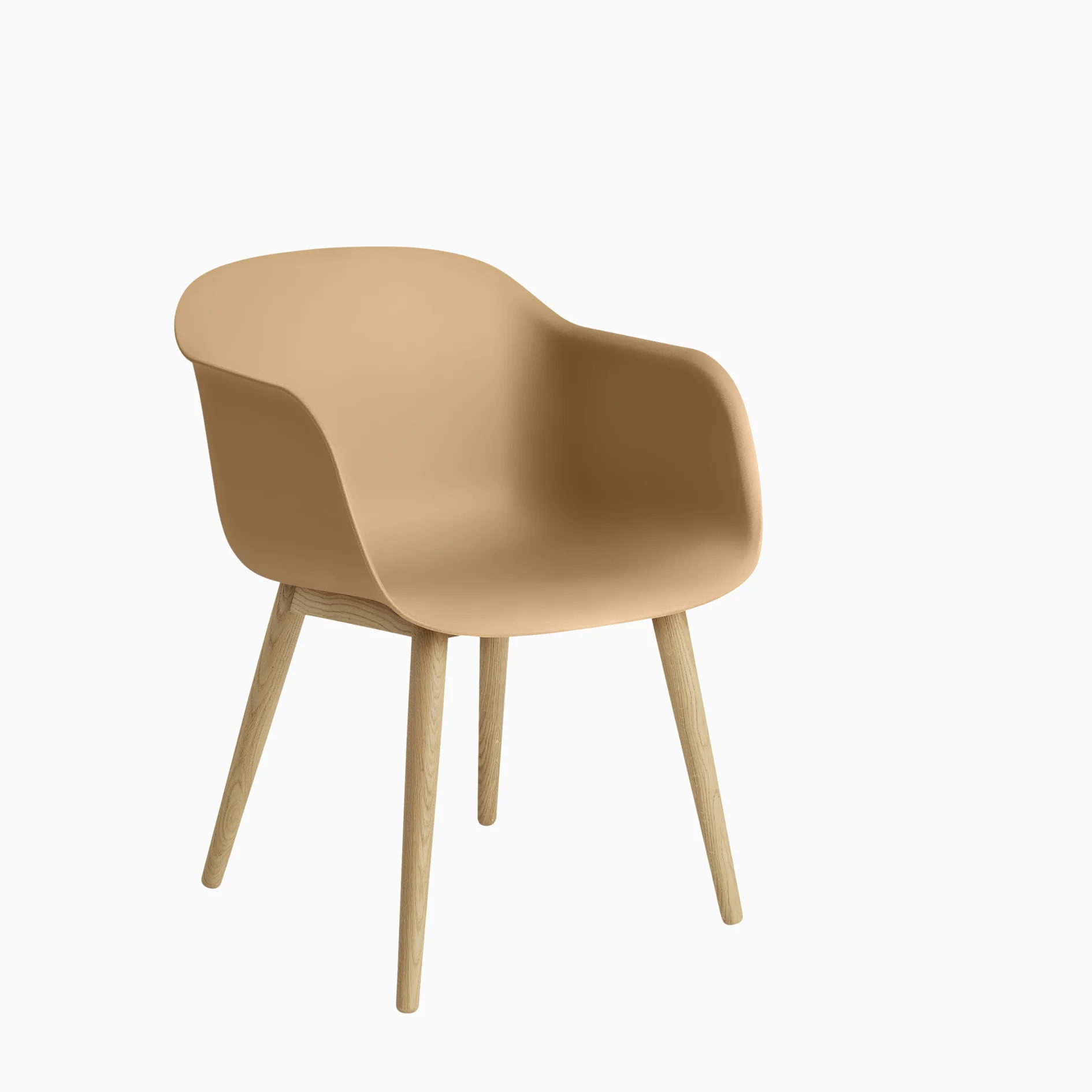 Muuto Fiber Armchair - Wood Base - Image 9