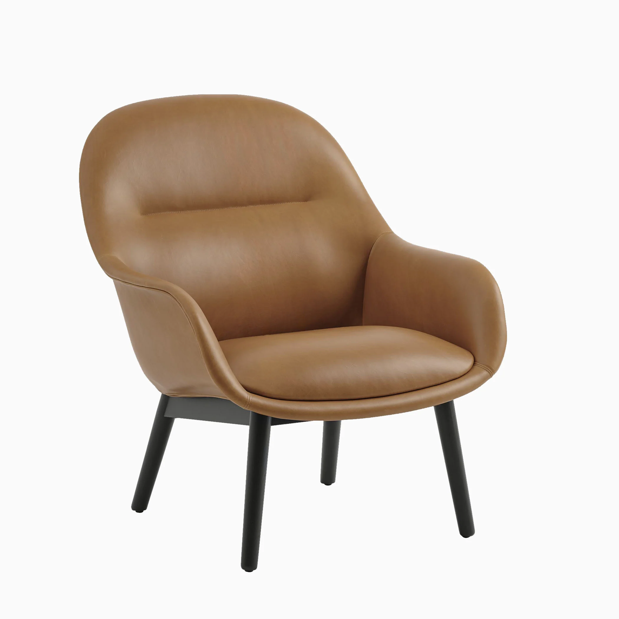 Muuto Fiber Lounge Armhair - Wood Base