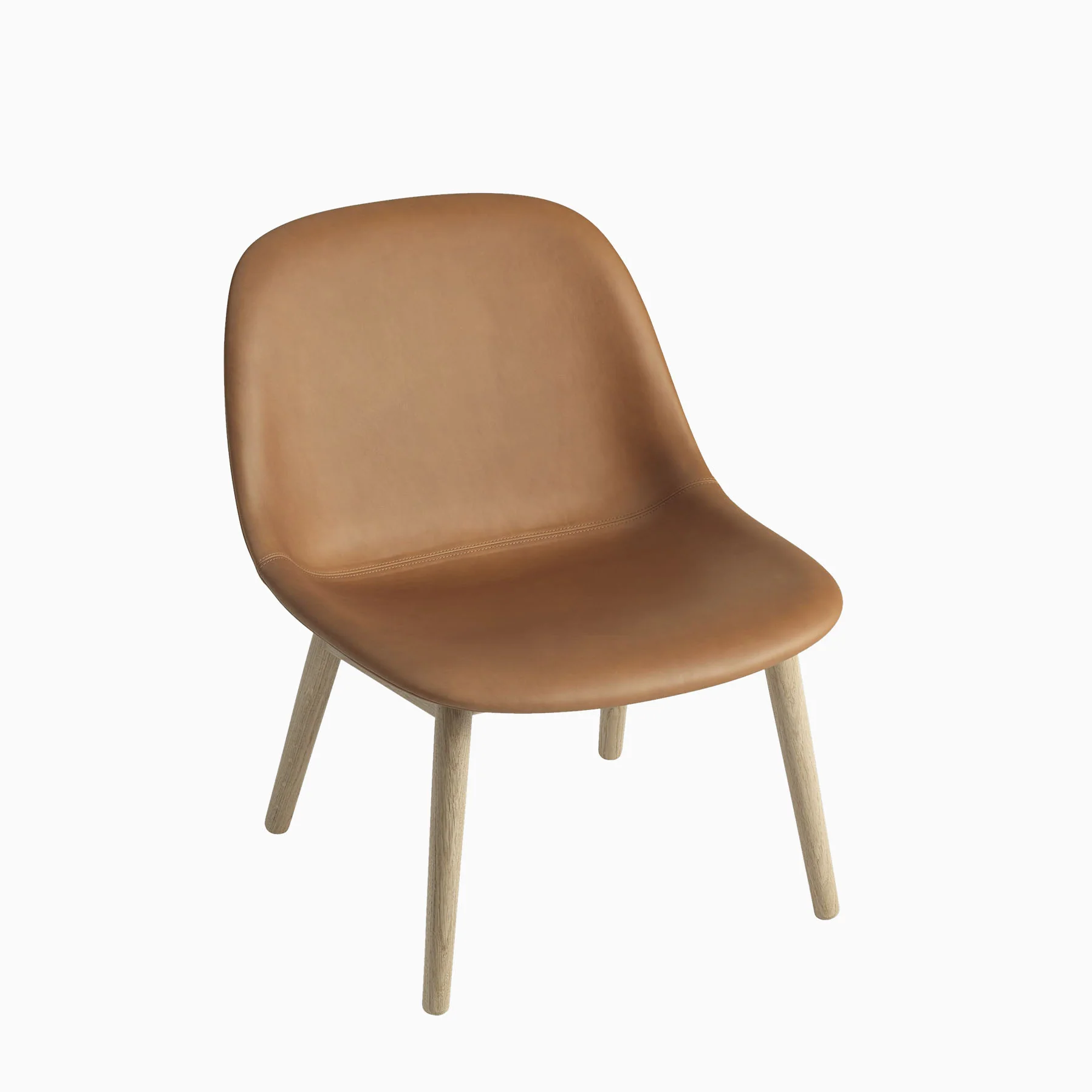 Muuto Fiber Lounge Chair - Wood Base