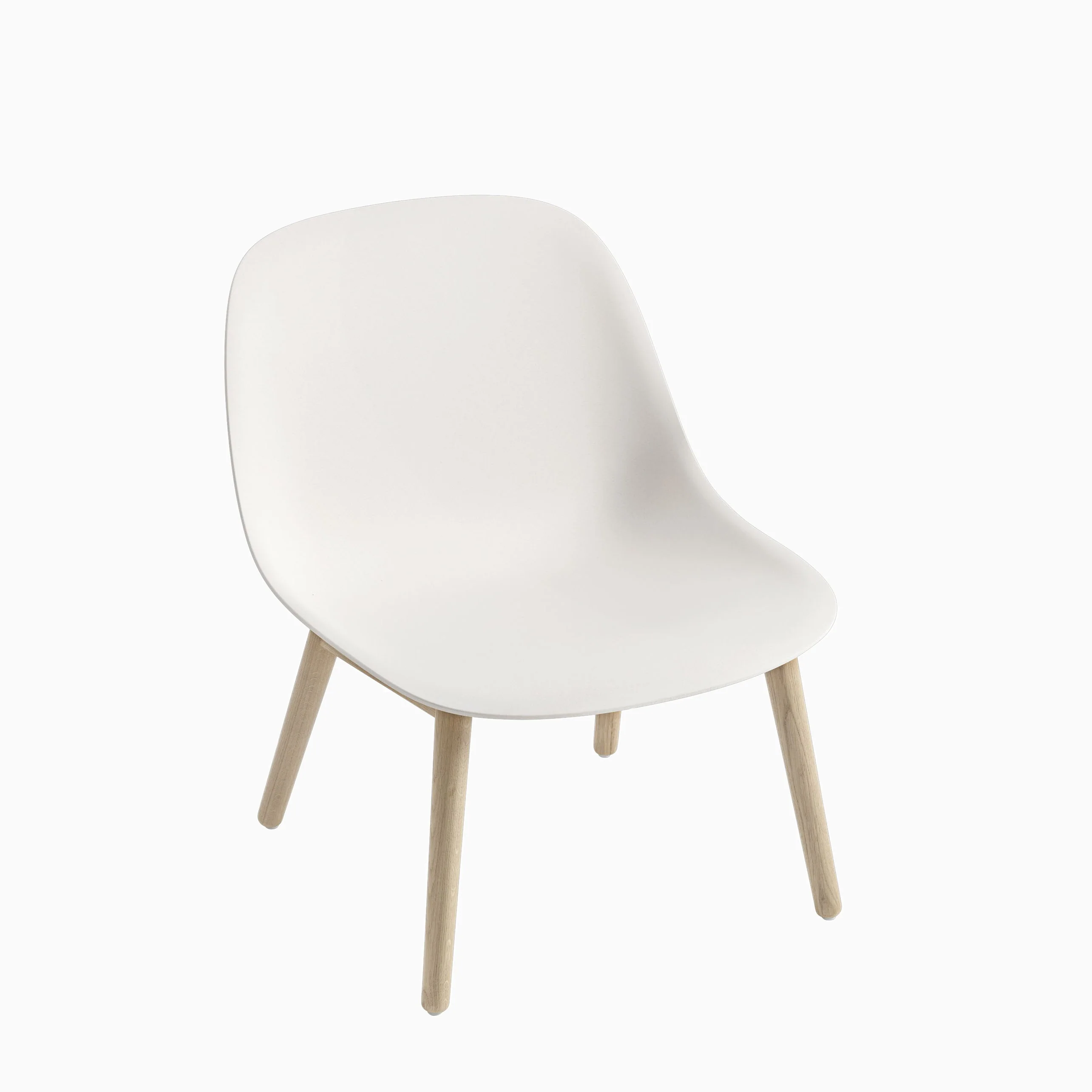 Muuto Fiber Lounge Chair - Wood Base - Image 6