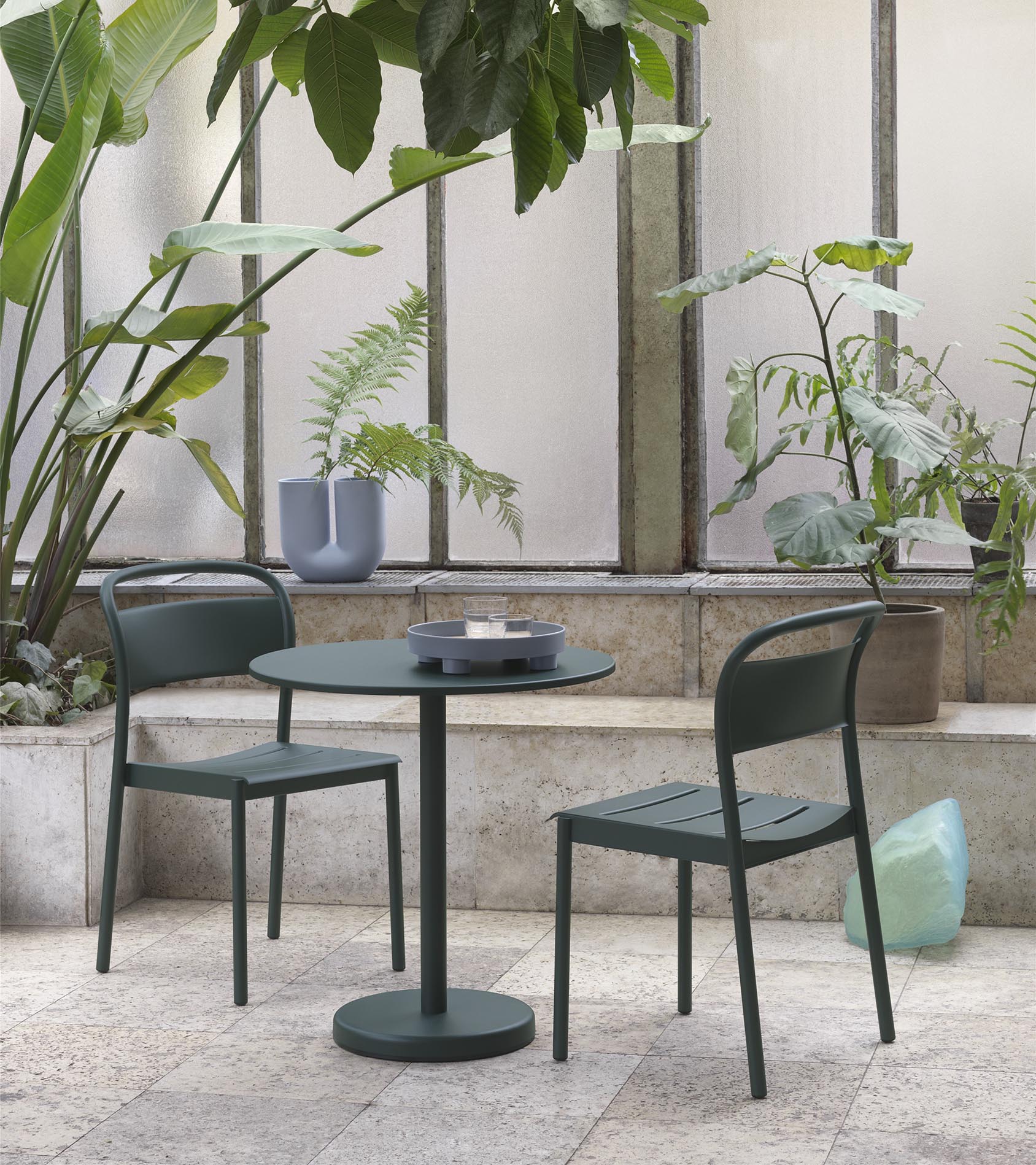 Muuto Linear Steel Cafe Table Ø70cm - Image 3