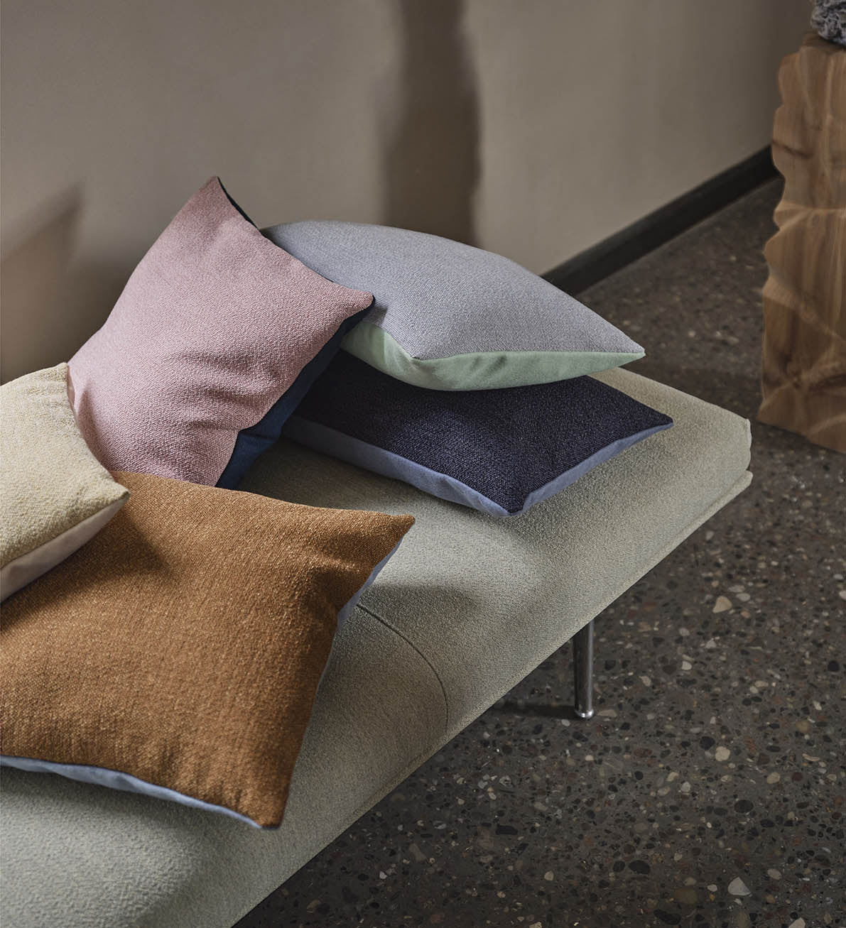 Muuto Mingle Cushion 35x55cm - Light Green - Image 4