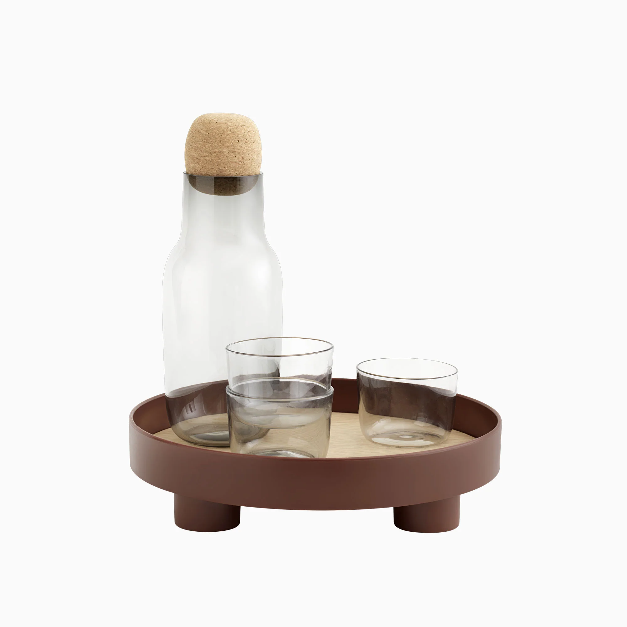 Muuto Platform Tray - Dark Red - Image 2
