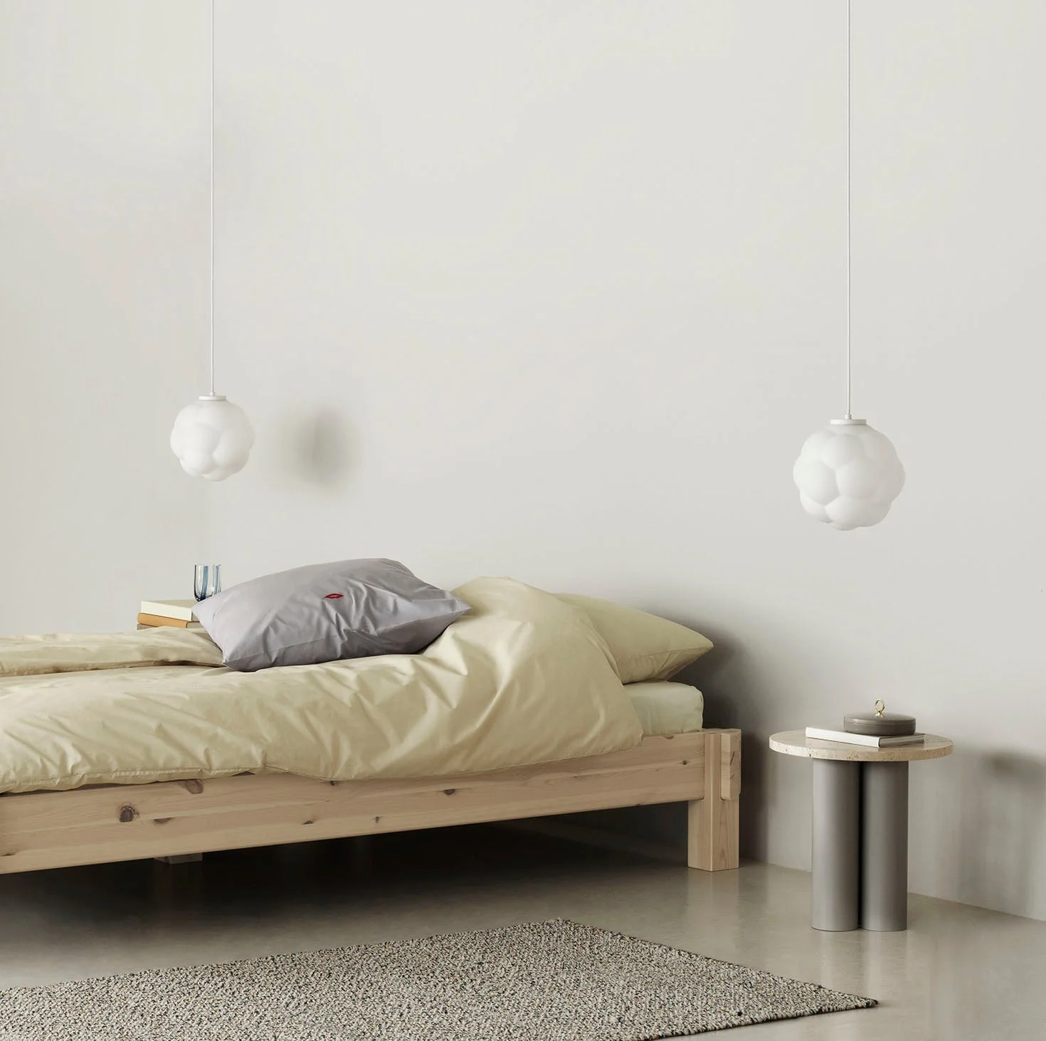 Normann Copenhagen Dit Table - Sand/Verde Marina (Showroom Piece) - Image 2