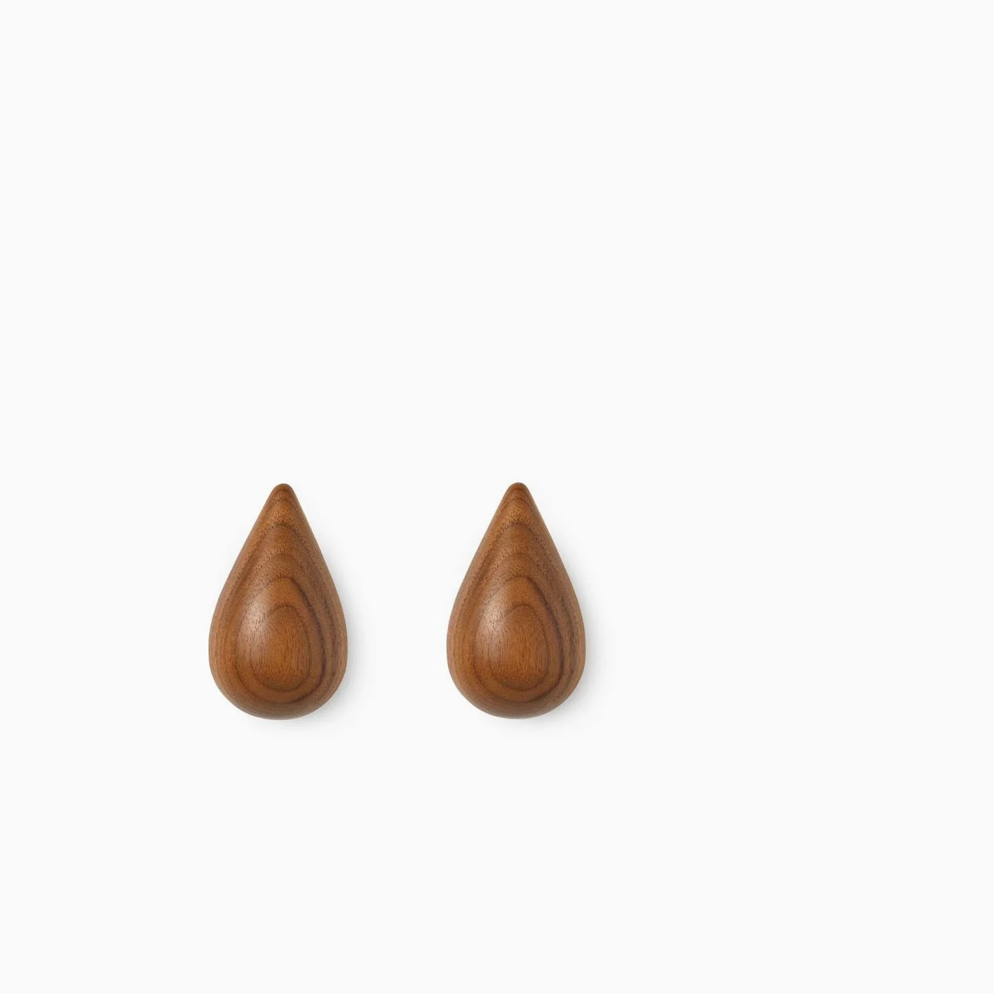 Normann Copenhagen Dropit Hooks Walnut (2 sizes)