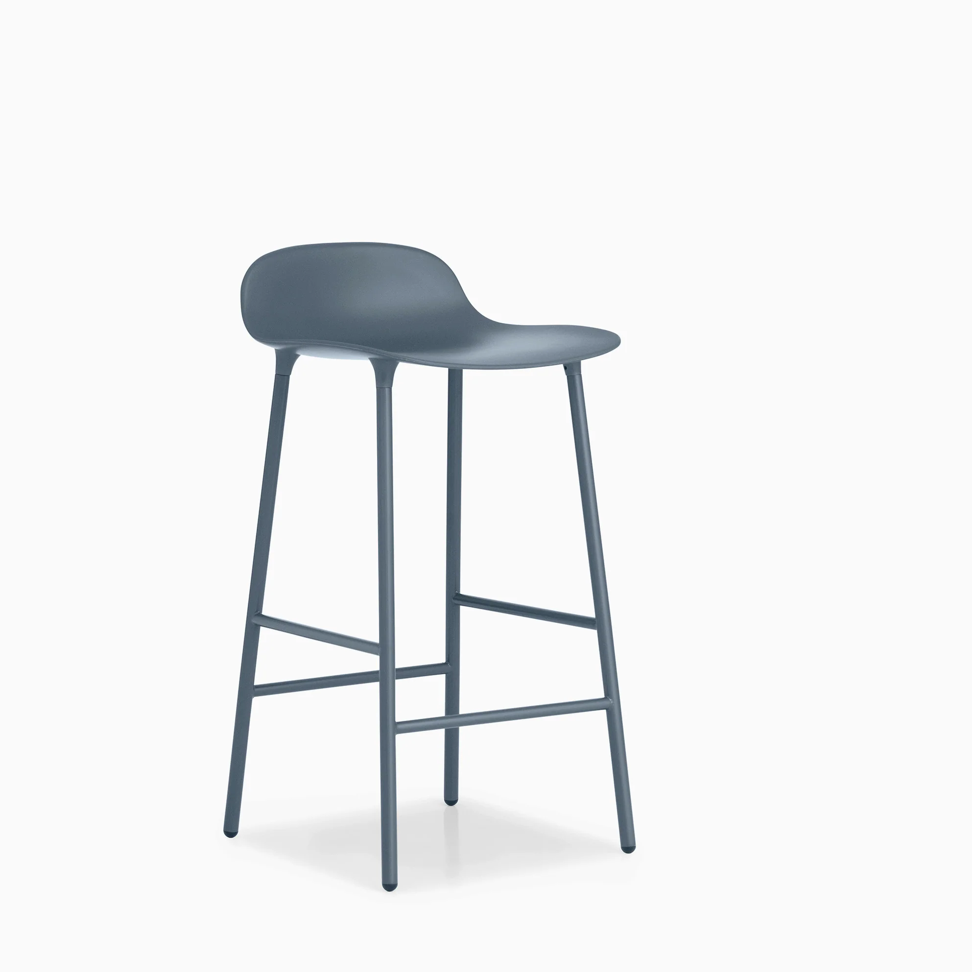 Normann Copenhagen Form Bar Stool with Steel Legs