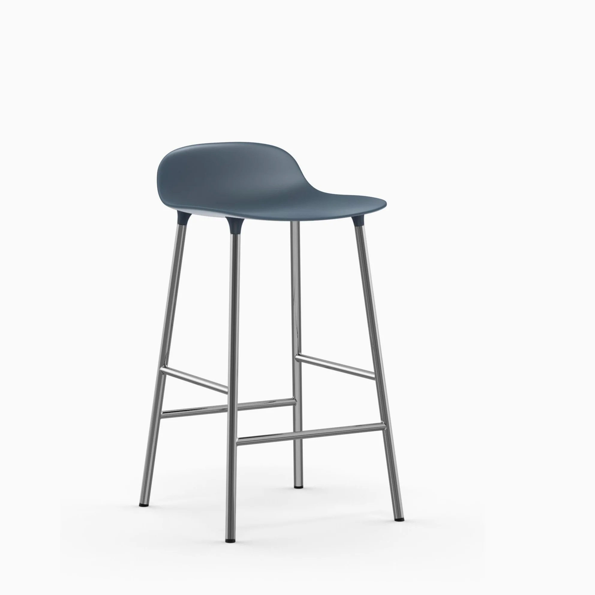 Normann Copenhagen Form Bar Stool with Steel Legs - Image 10