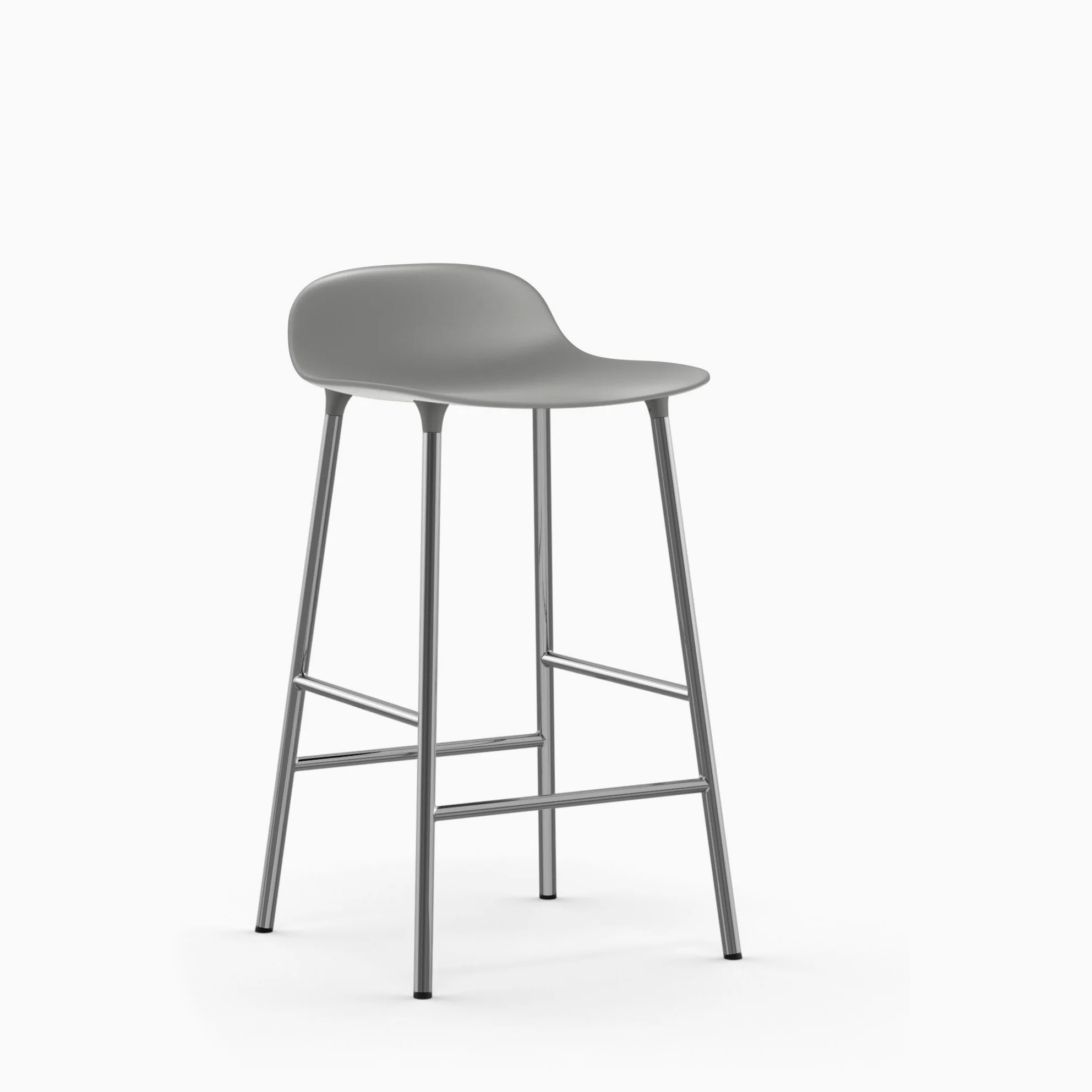 Normann Copenhagen Form Bar Stool with Steel Legs - Image 12