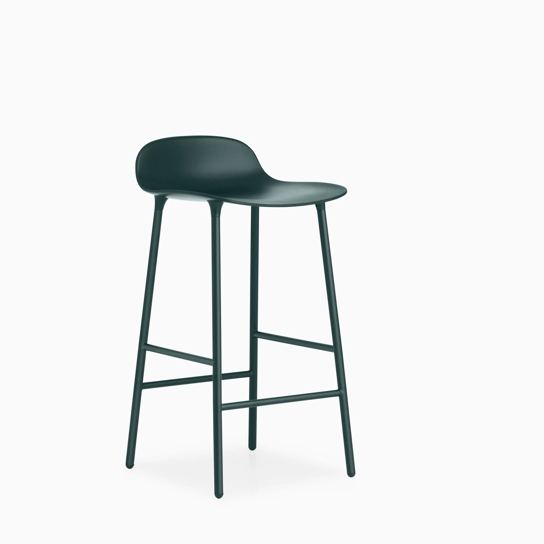 Normann Copenhagen Form Bar Stool with Steel Legs - Image 15