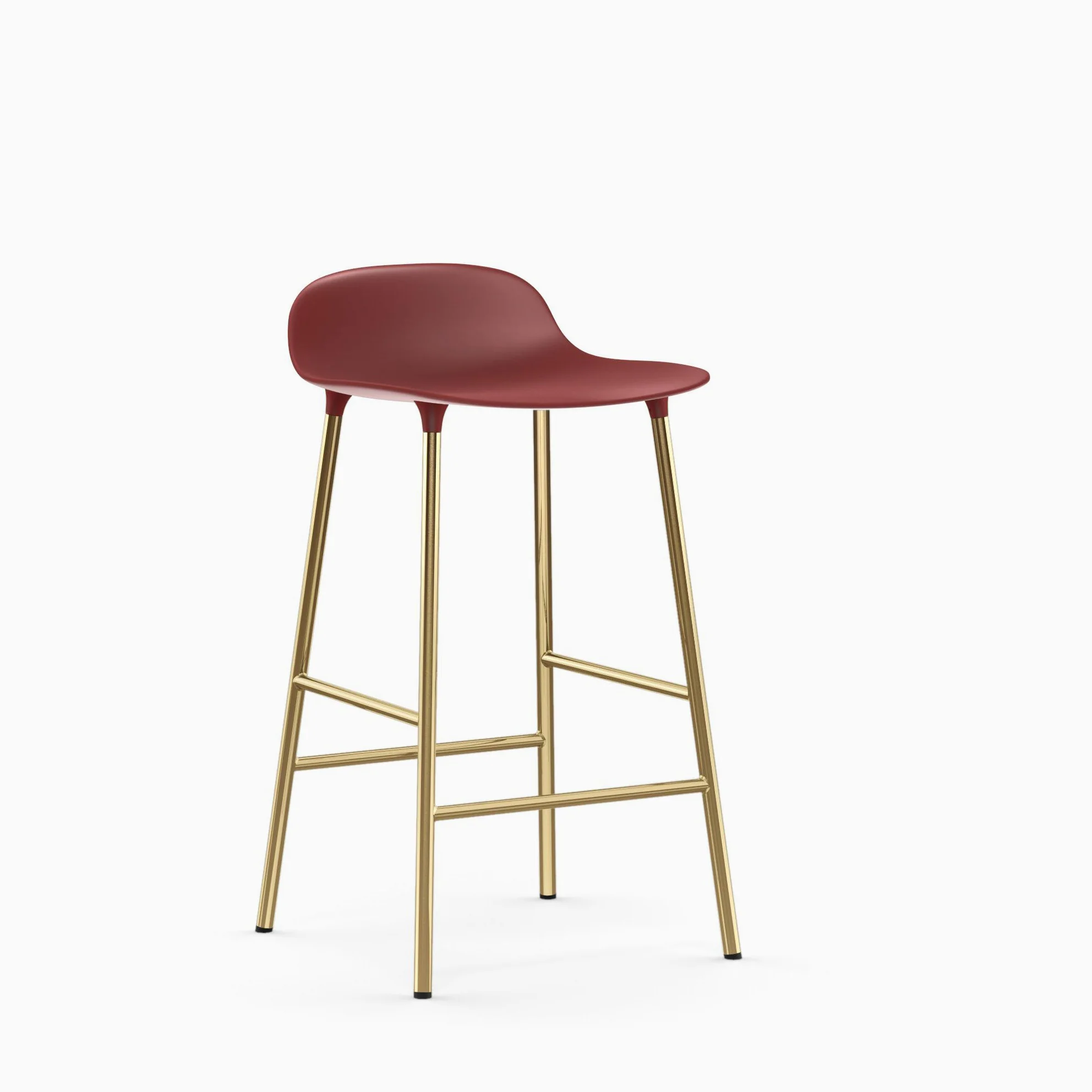 Normann Copenhagen Form Bar Stool with Steel Legs - Image 2