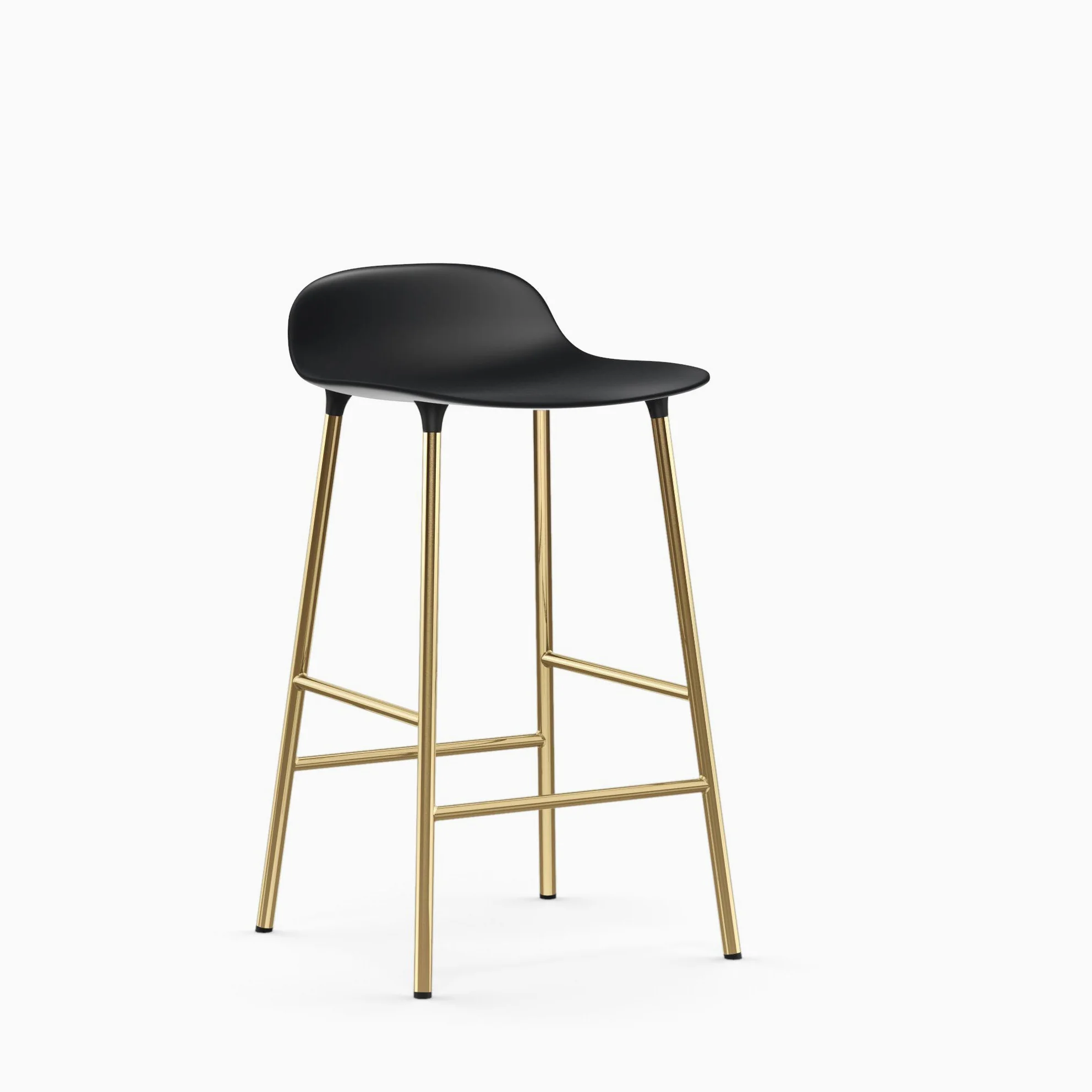 Normann Copenhagen Form Bar Stool with Steel Legs - Image 5