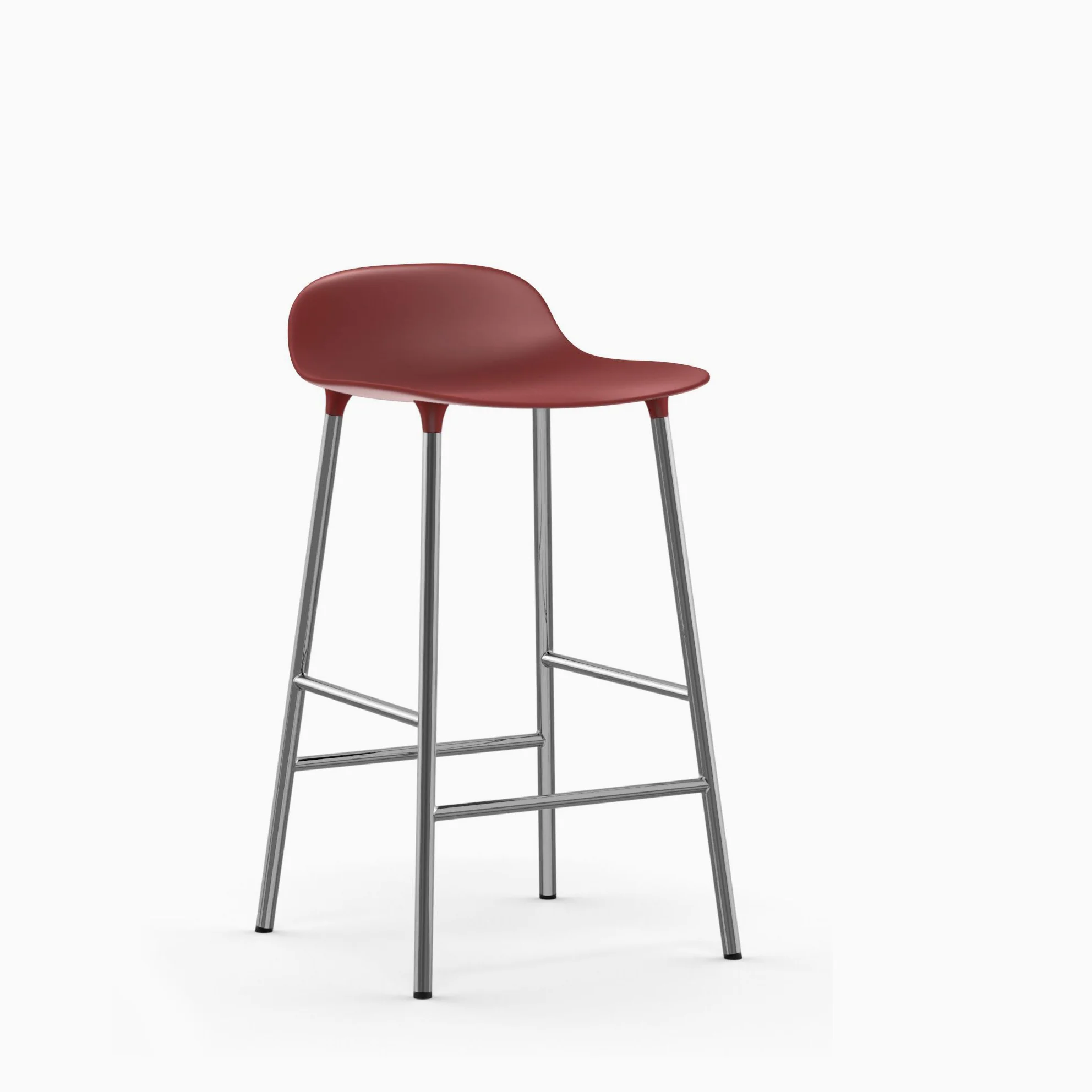 Normann Copenhagen Form Bar Stool with Steel Legs - Image 8