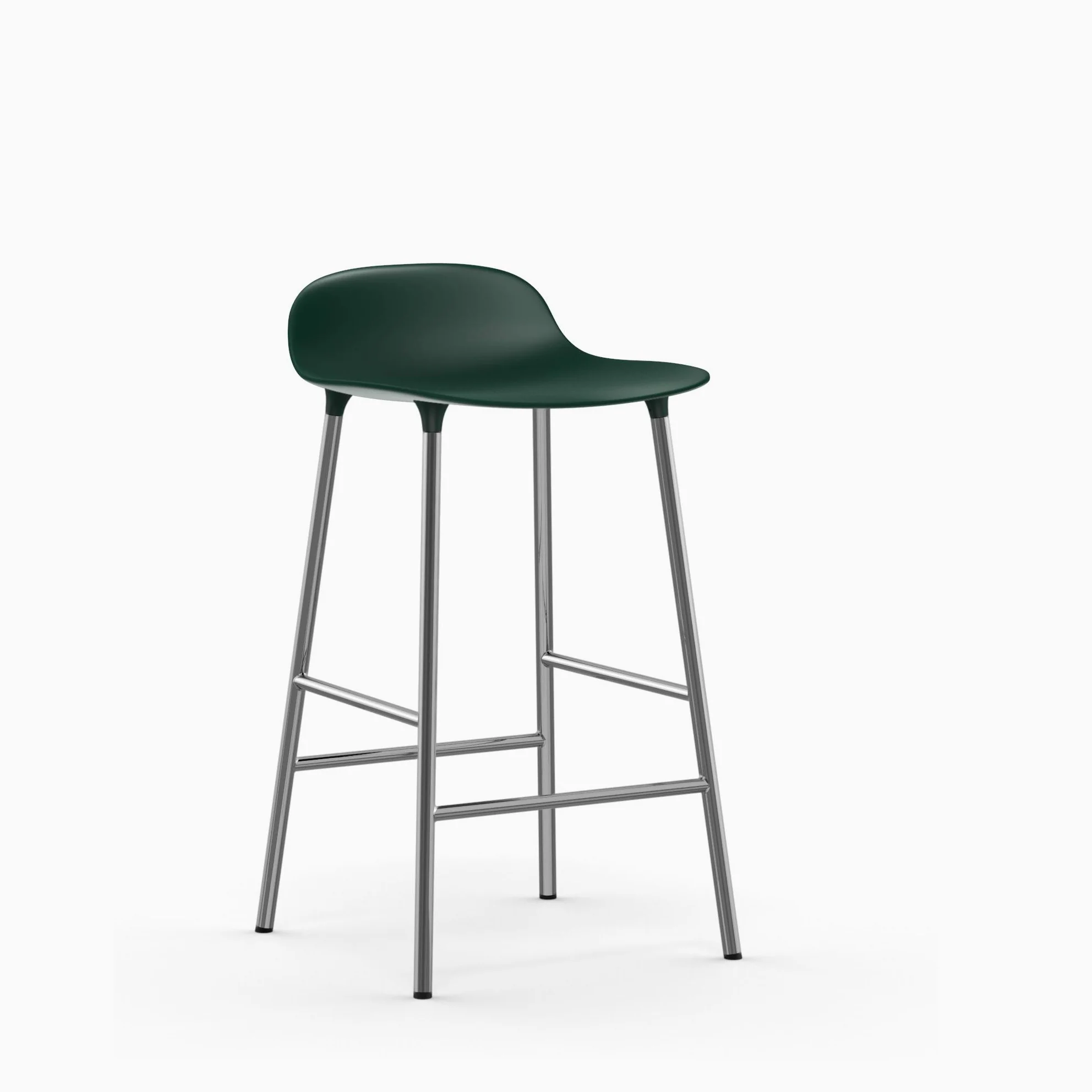 Normann Copenhagen Form Bar Stool with Steel Legs - Image 9