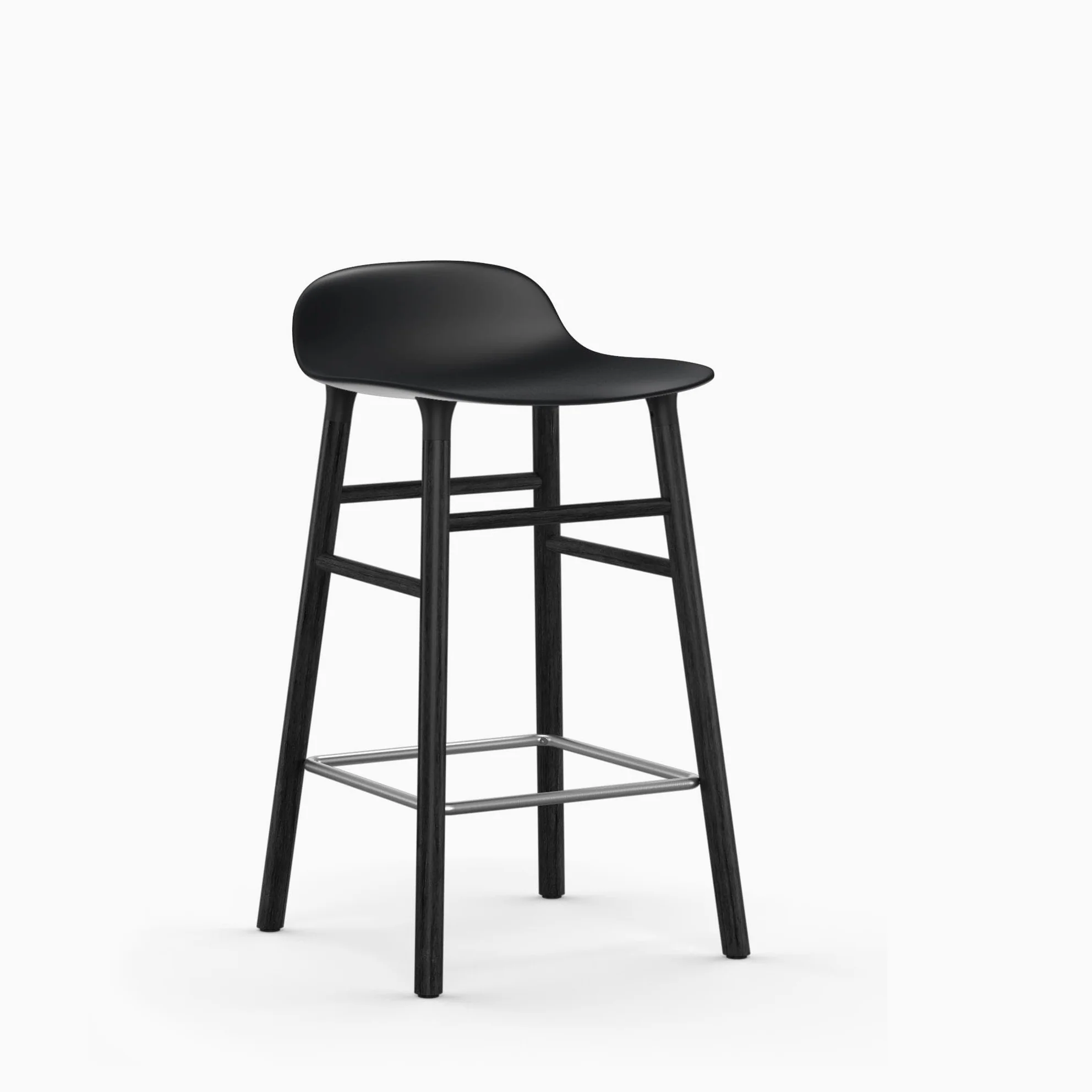 Normann Copenhagen Form Bar Stool with Wood Legs - Image 16