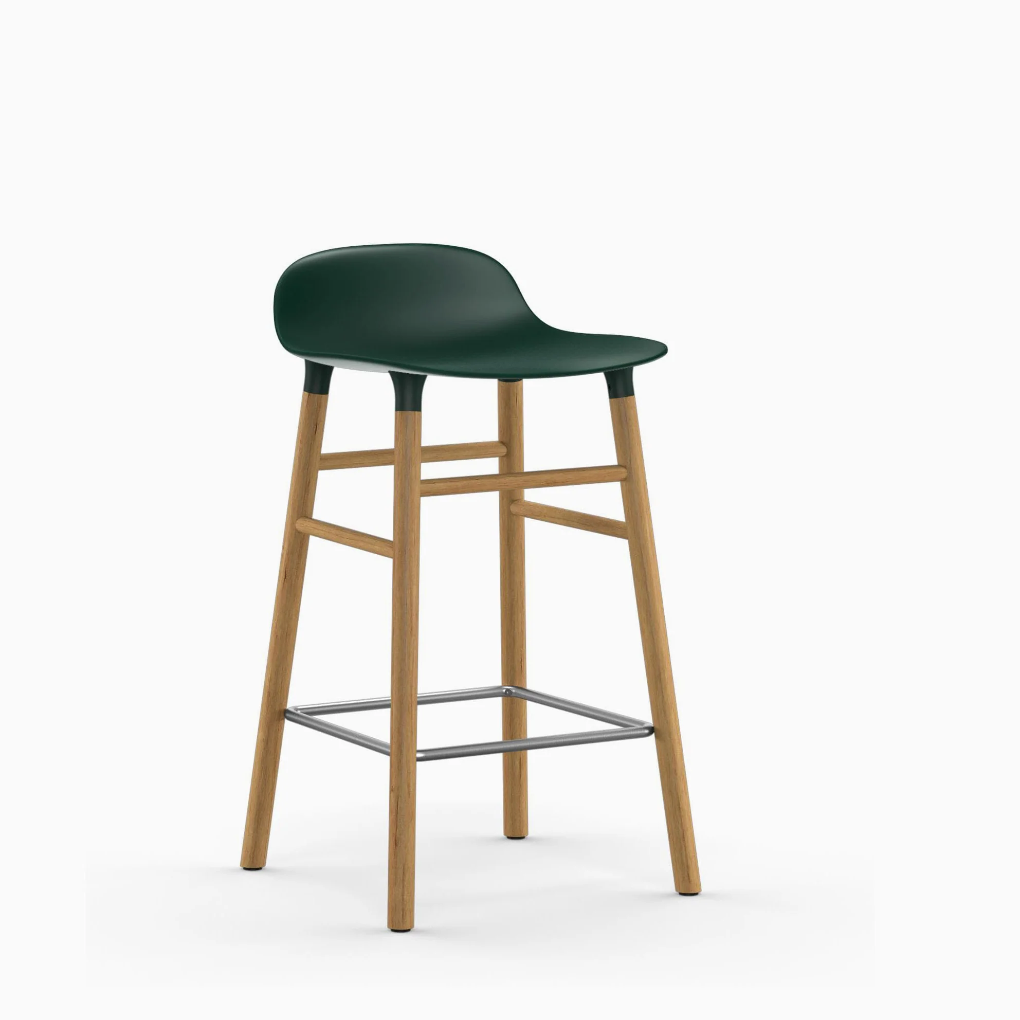 Normann Copenhagen Form Bar Stool with Wood Legs - Image 3