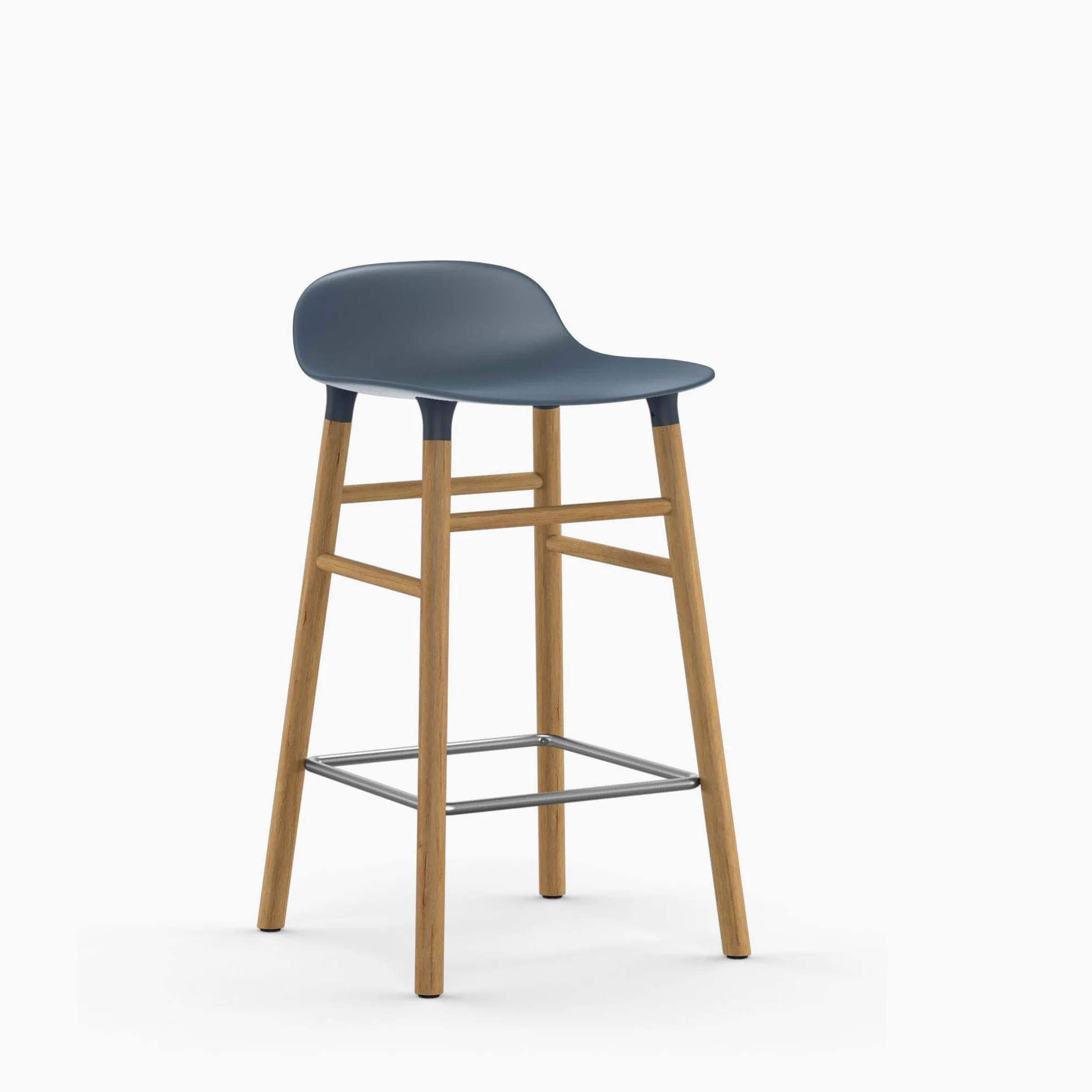 Normann Copenhagen Form Bar Stool with Wood Legs - Image 4