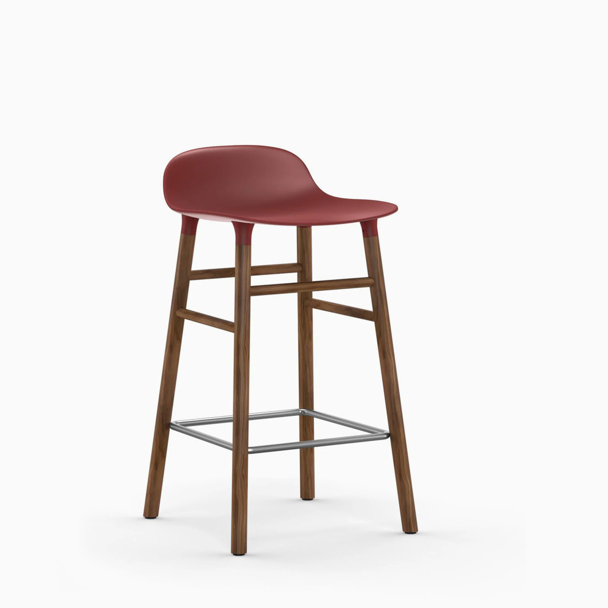 Normann Copenhagen Form Bar Stool with Wood Legs - Image 8