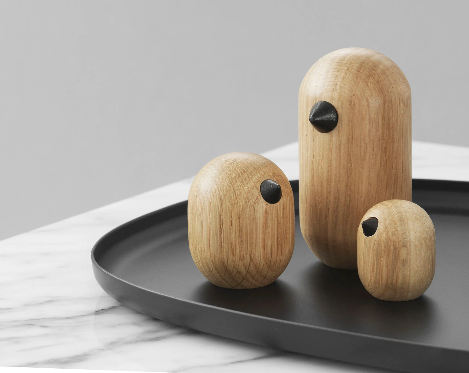 Normann Copenhagen Little Bird 4.5cm - Oak - Image 2