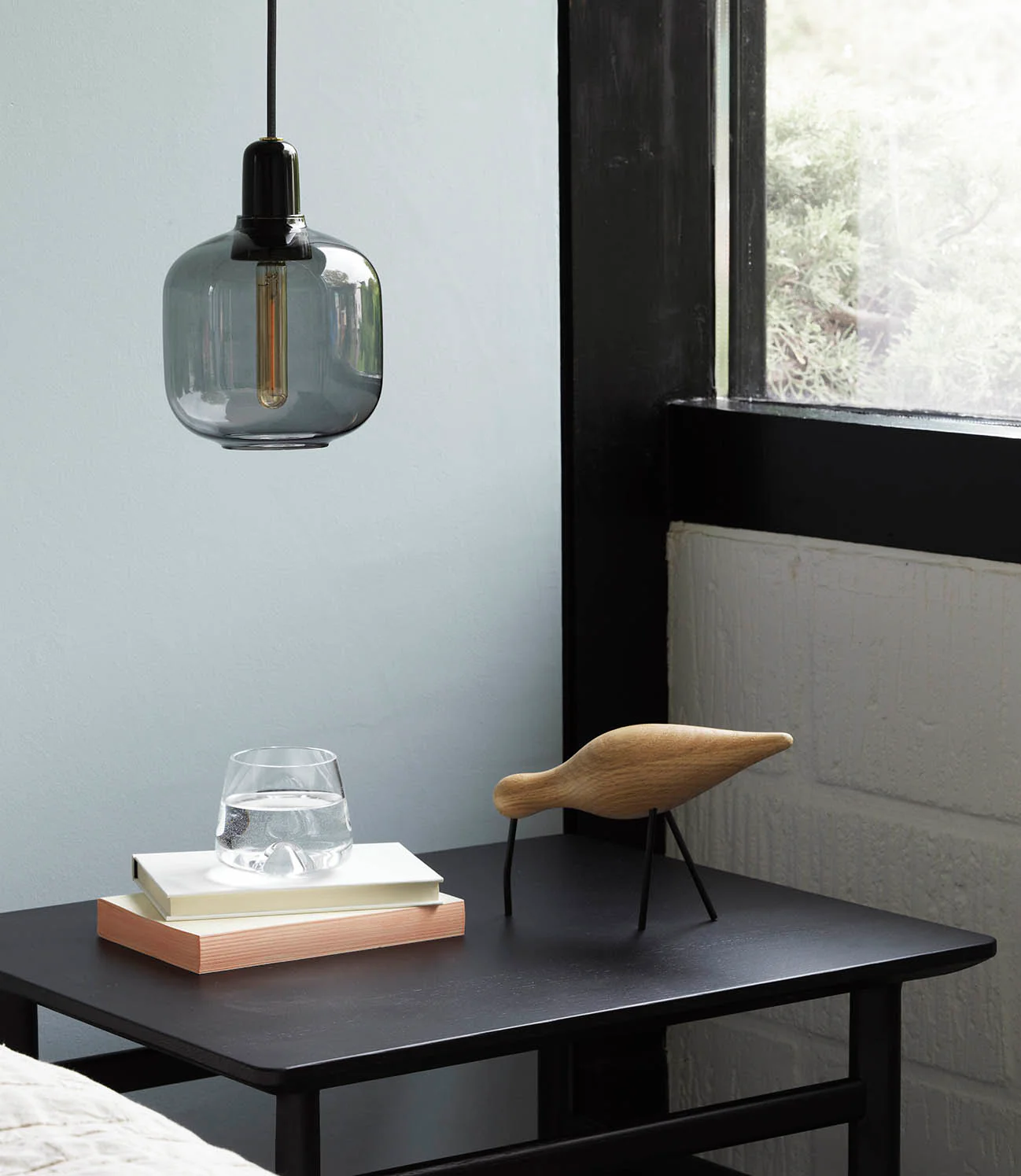 Normann Copenhagen Shorebird Large - Oak/Black - Image 3
