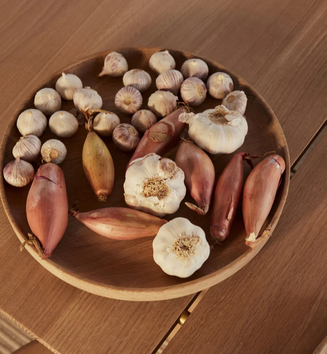 OYOY Inka Wood Tray Round Large - Image 4
