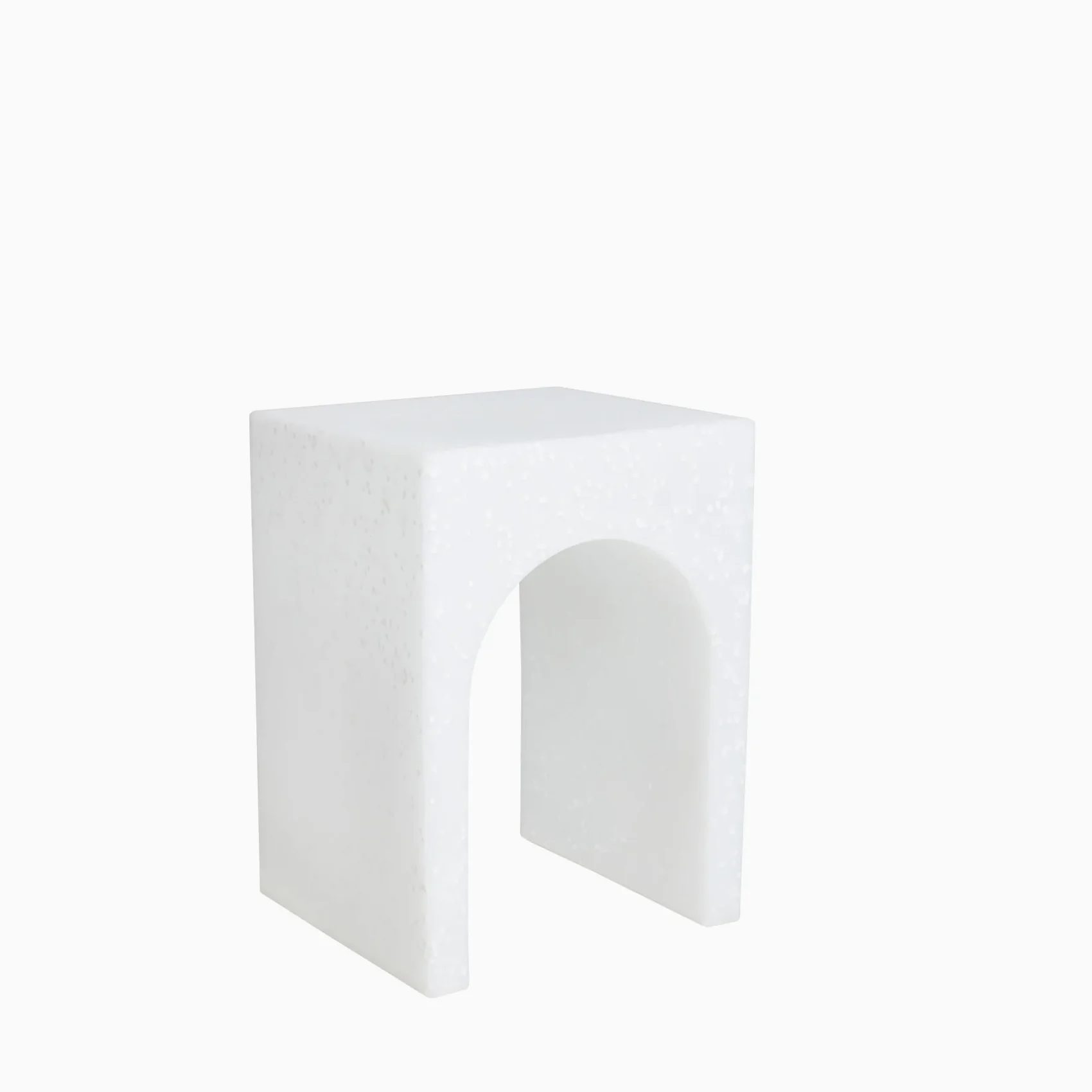 OYOY Siltaa Recycled Stool - White