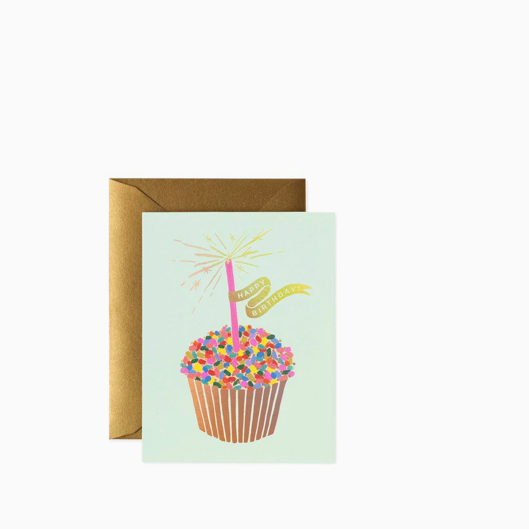 Rifle Paper Co Cupcake Birthday card