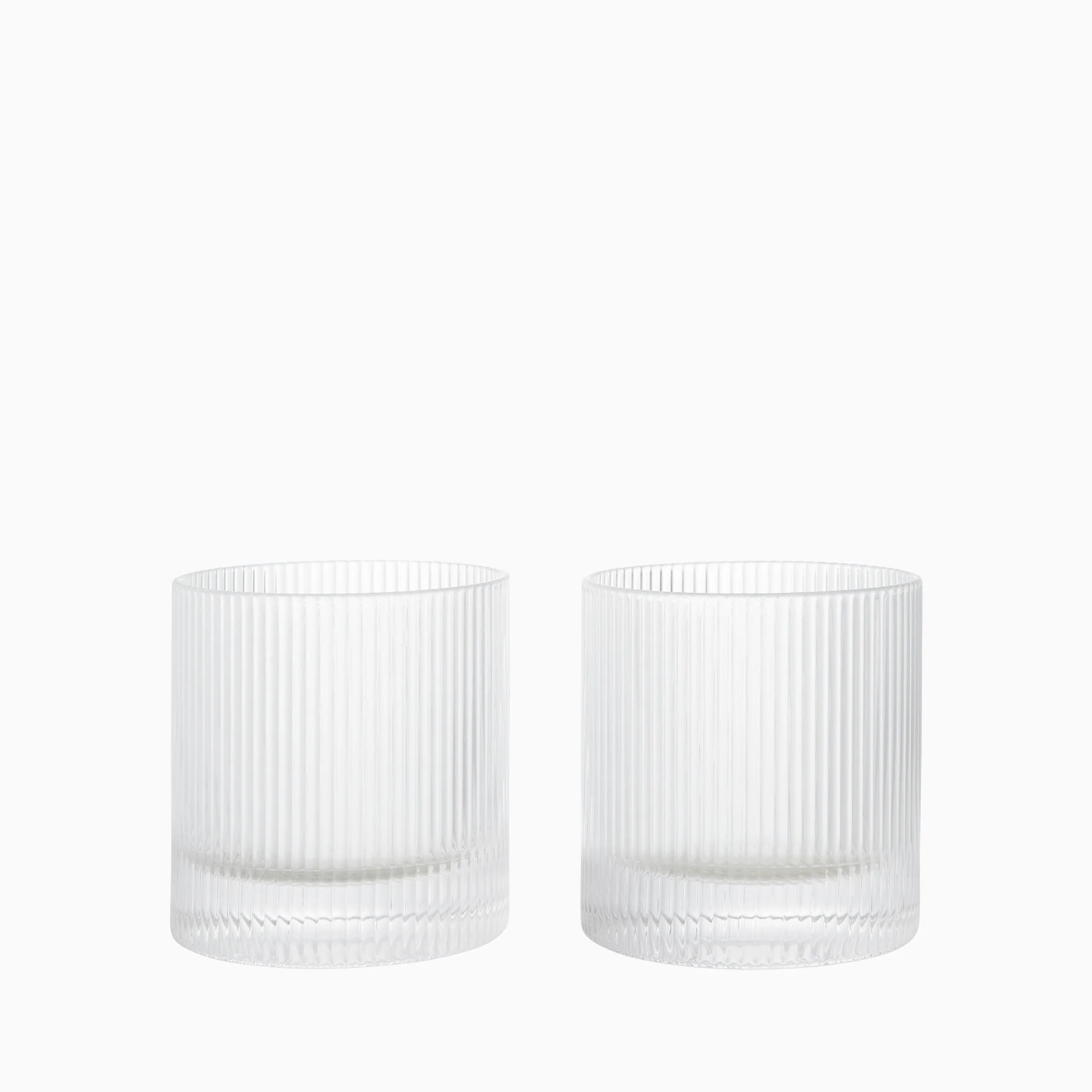 Ferm Living Ripple Tumbler Glasses - Set of 2