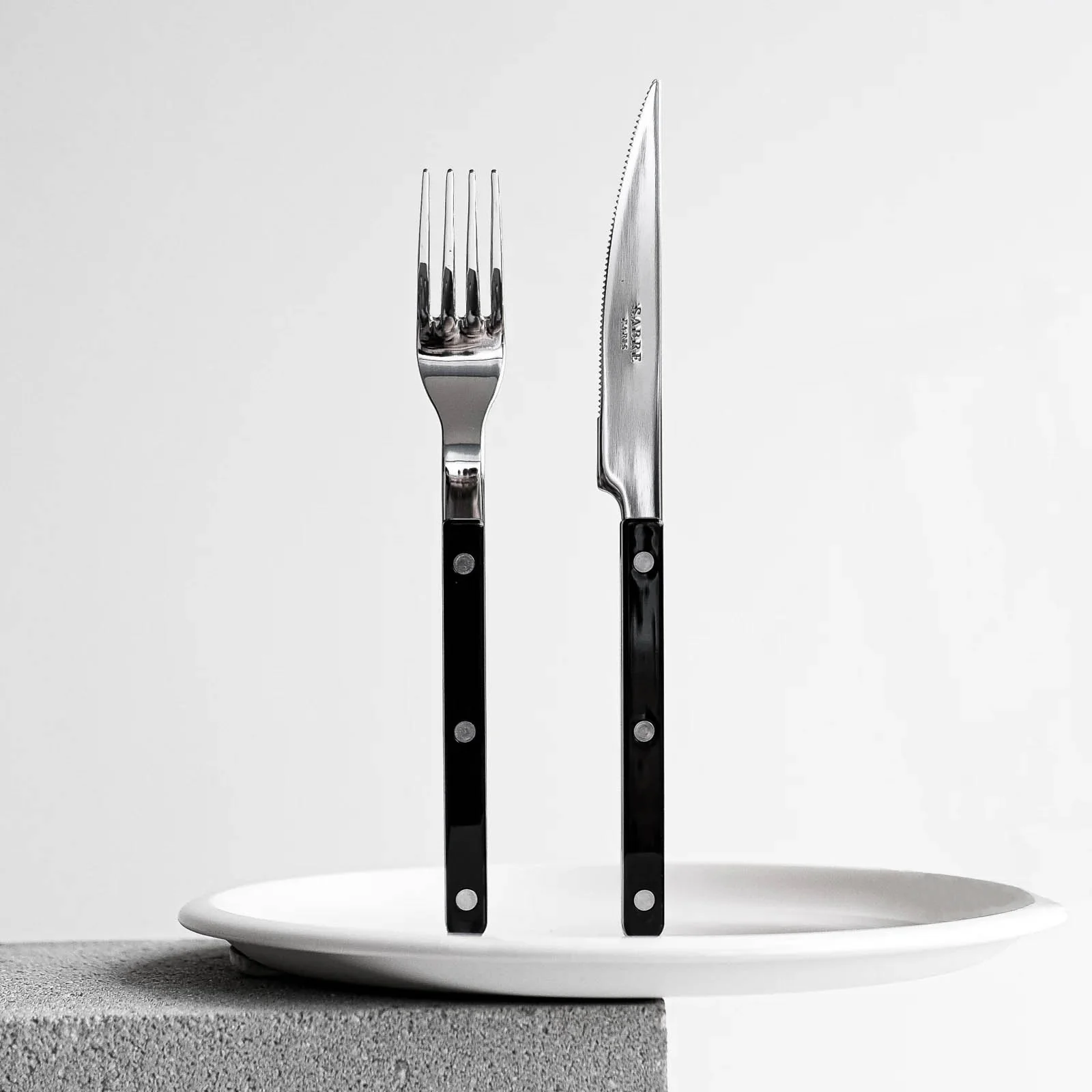 Sabre 4 piece Cutlery Set Bistrot Shiny - Black - Image 3