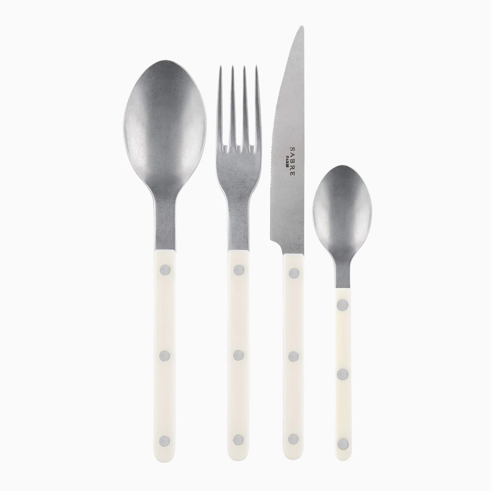 Sabre 4 piece Cutlery Set Bistrot Vintage - Ivory