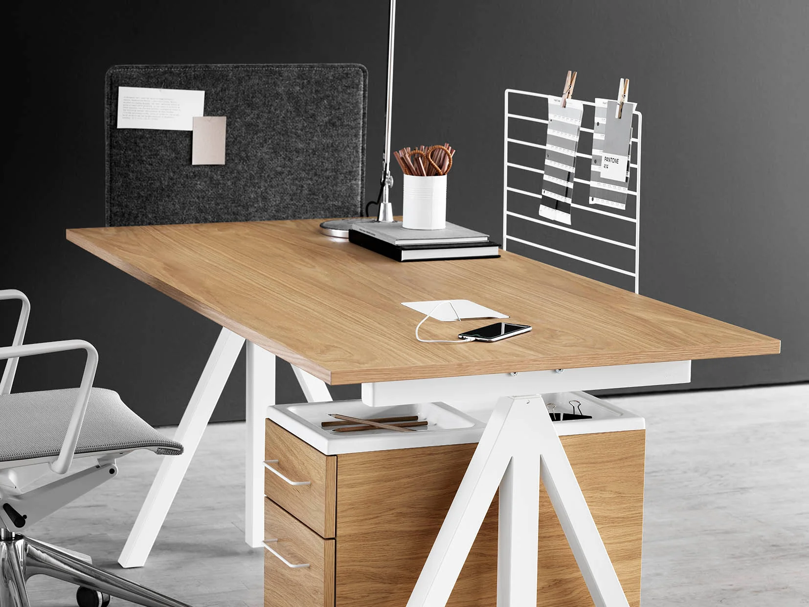 String Height Adjustable Work Desk - Image 7