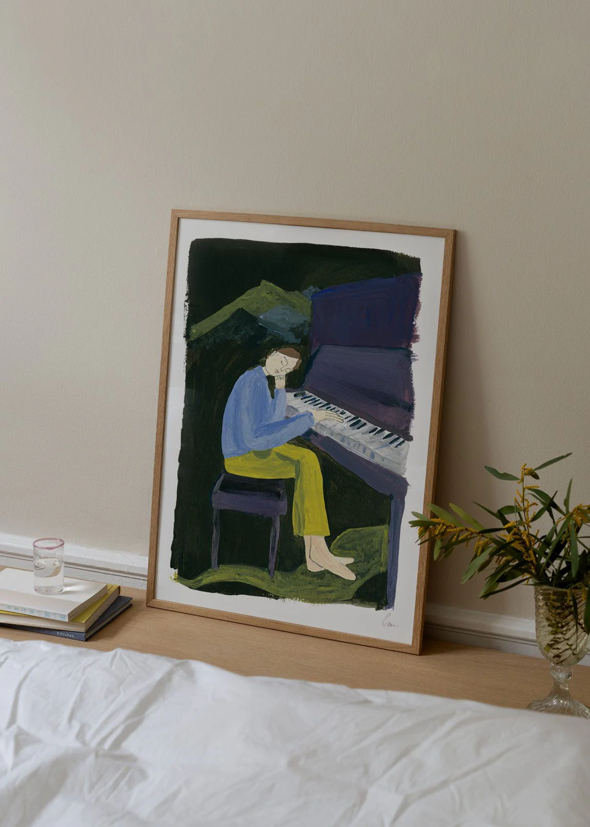 The Poster Club Clara Schicketanz - Hania at the Piano - Image 2