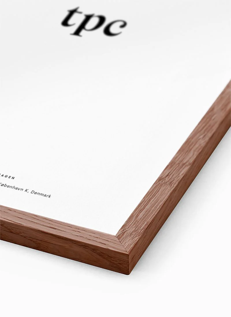 The Poster Club Frame - Dark Oak - Image 5