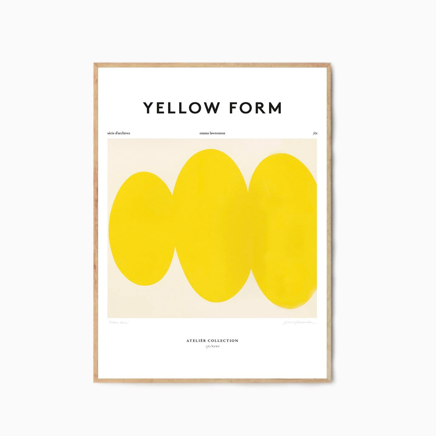 The Poster Club Emma Lawrenson - Yellow Form - Image 3