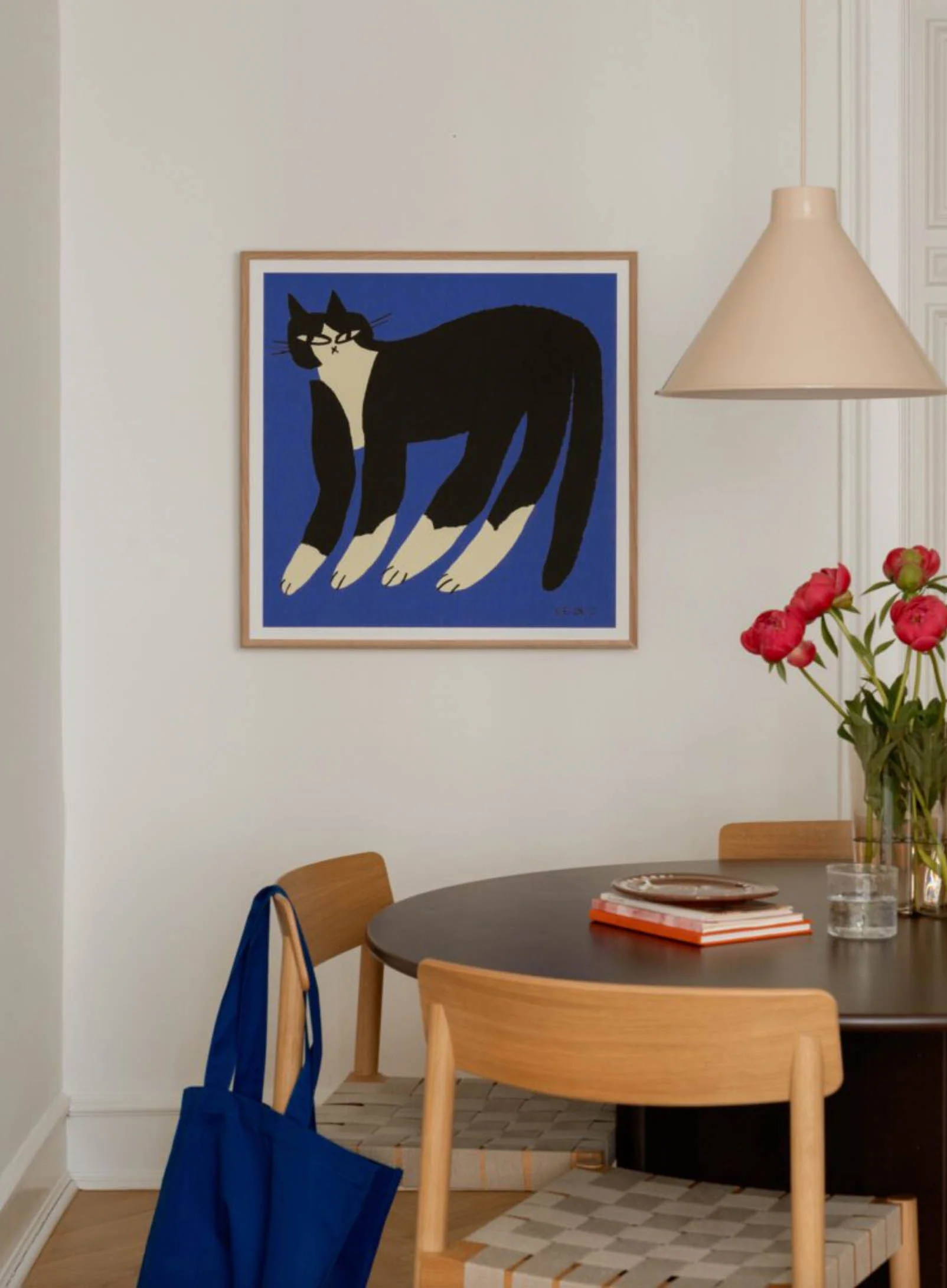 The Poster Club Eniko Katalin Eged - Cat in Blue - Image 2