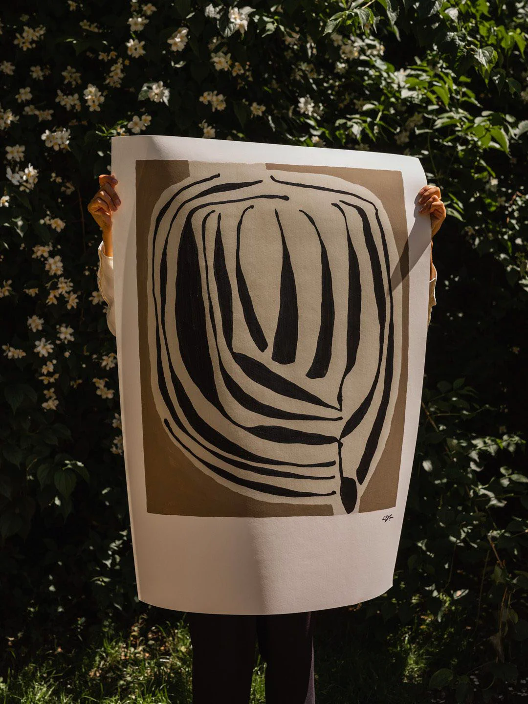 The Poster Club Leise Dich Abrahamsen - Layered - Image 4