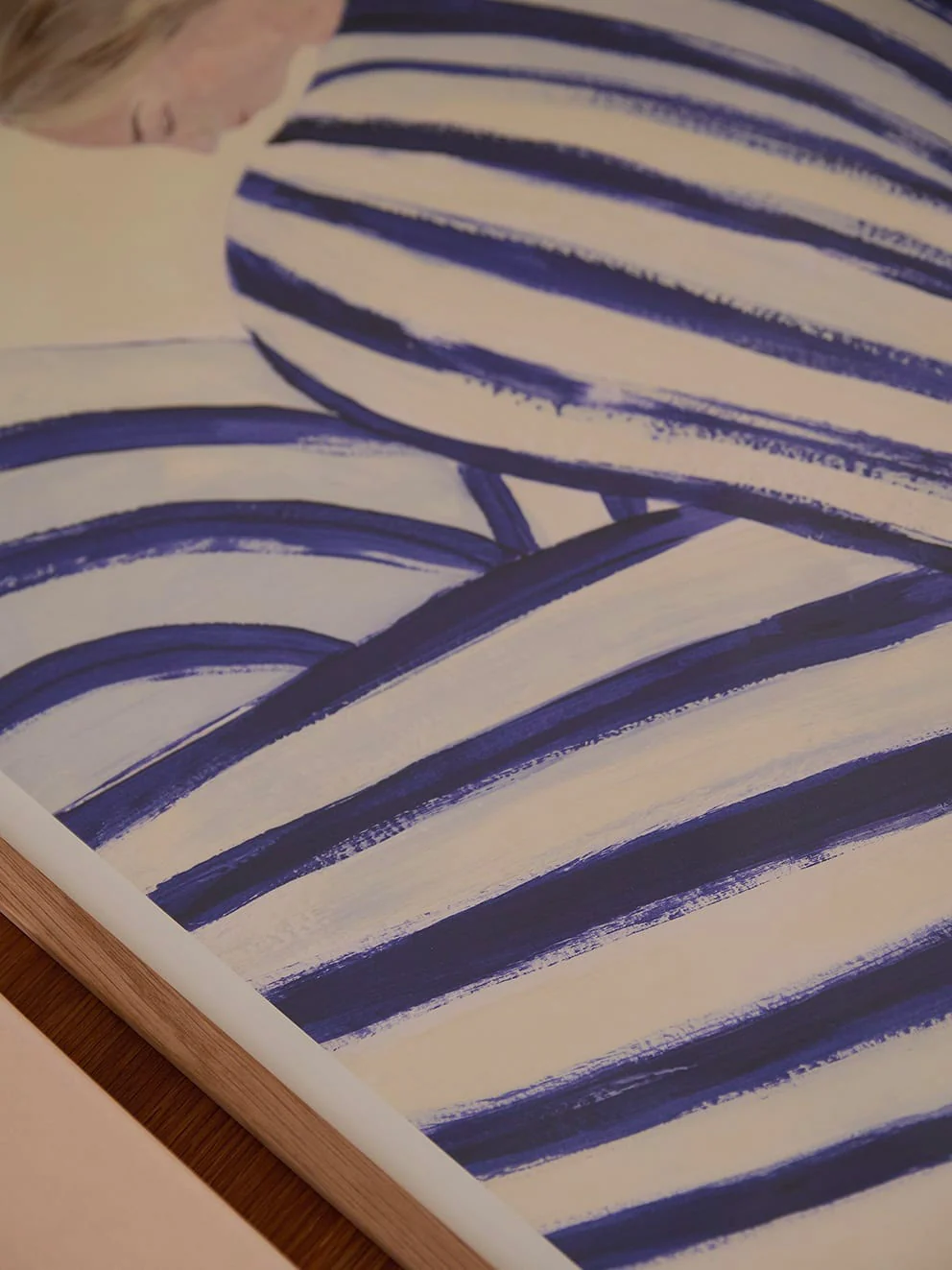 The Poster Club Sofia Lind - Blue Stripe at Concorde - Image 4