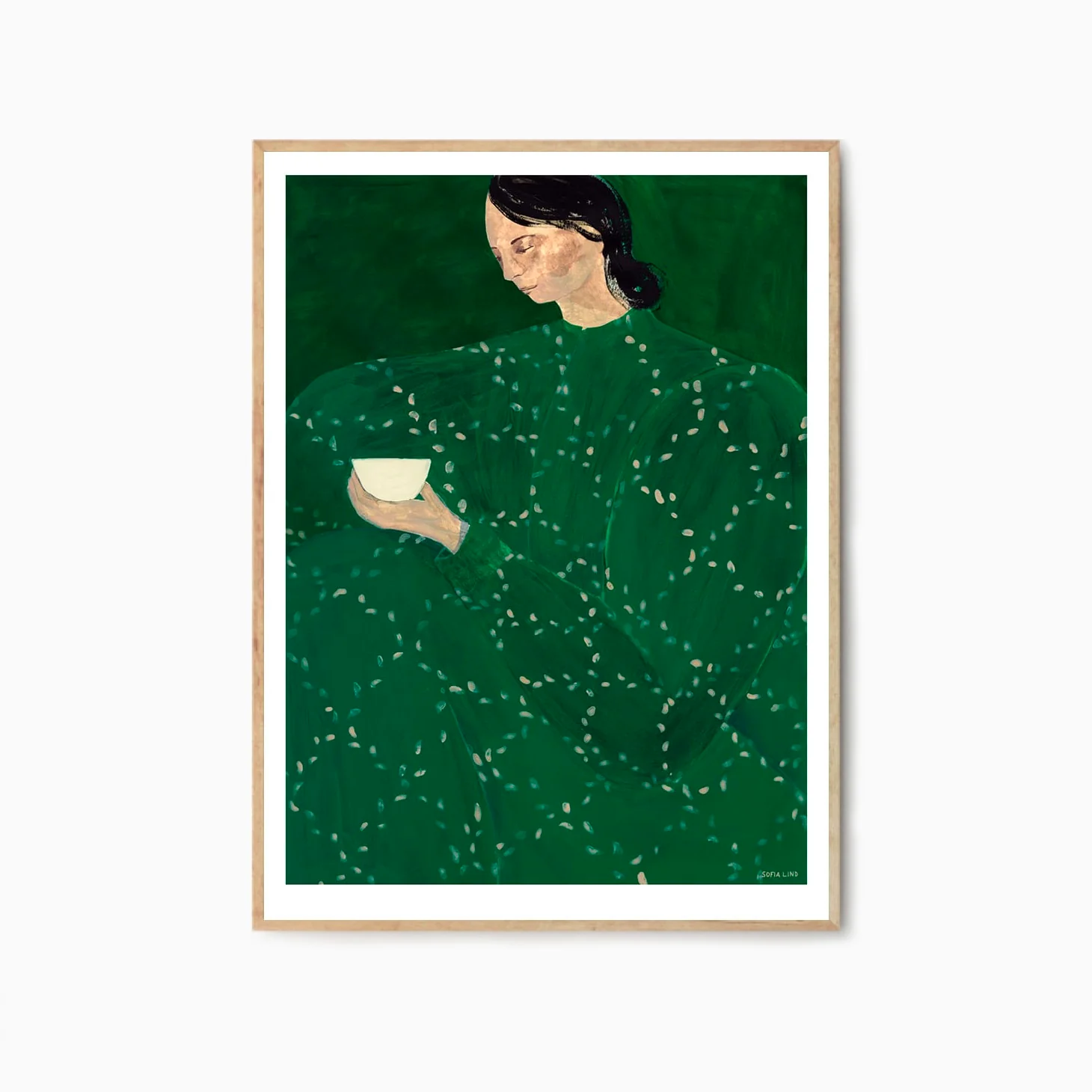 The Poster Club Sofia Lind - Coffee Alone At Place de Clichy