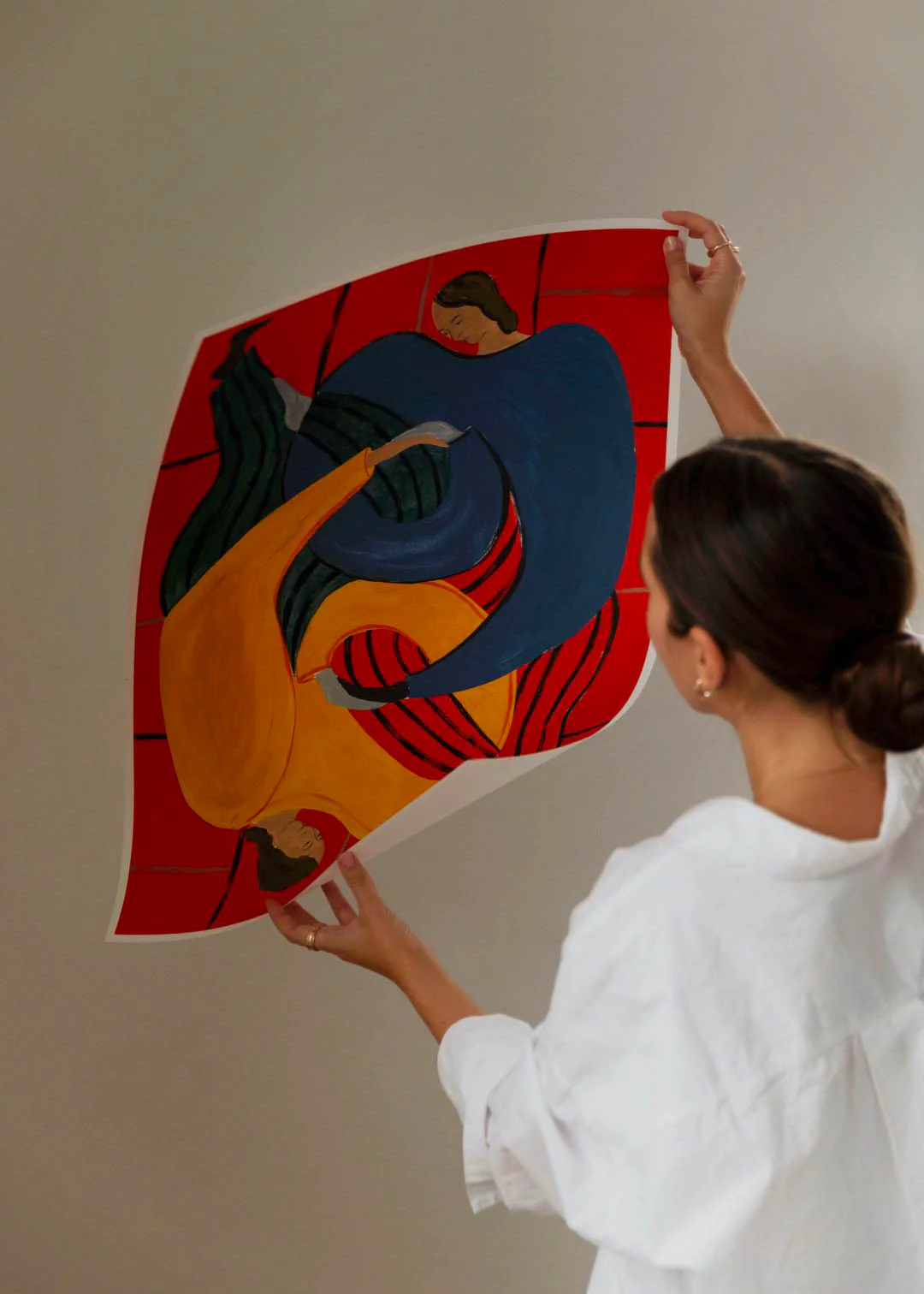 The Poster Club Sofia Lind - Hold You Red - Image 3