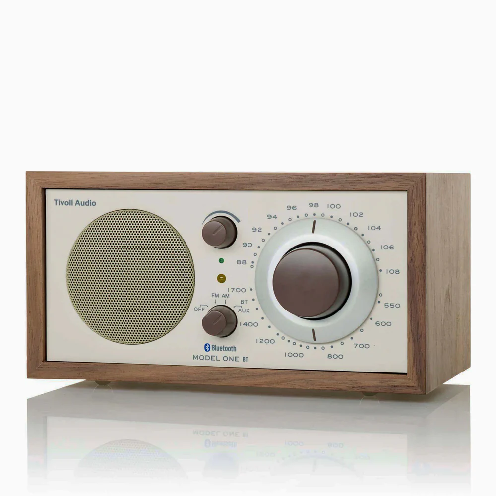 Tivoli Audio Model One Bluetooth AM/FM Radio - Walnut/Beige - Image 3