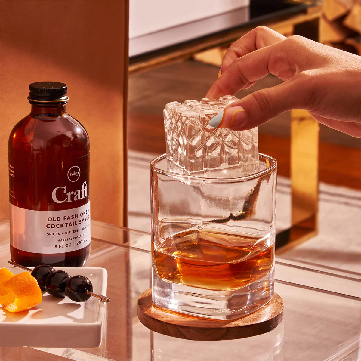 W&P Cocktail Ice Tray Crystal - Image 4