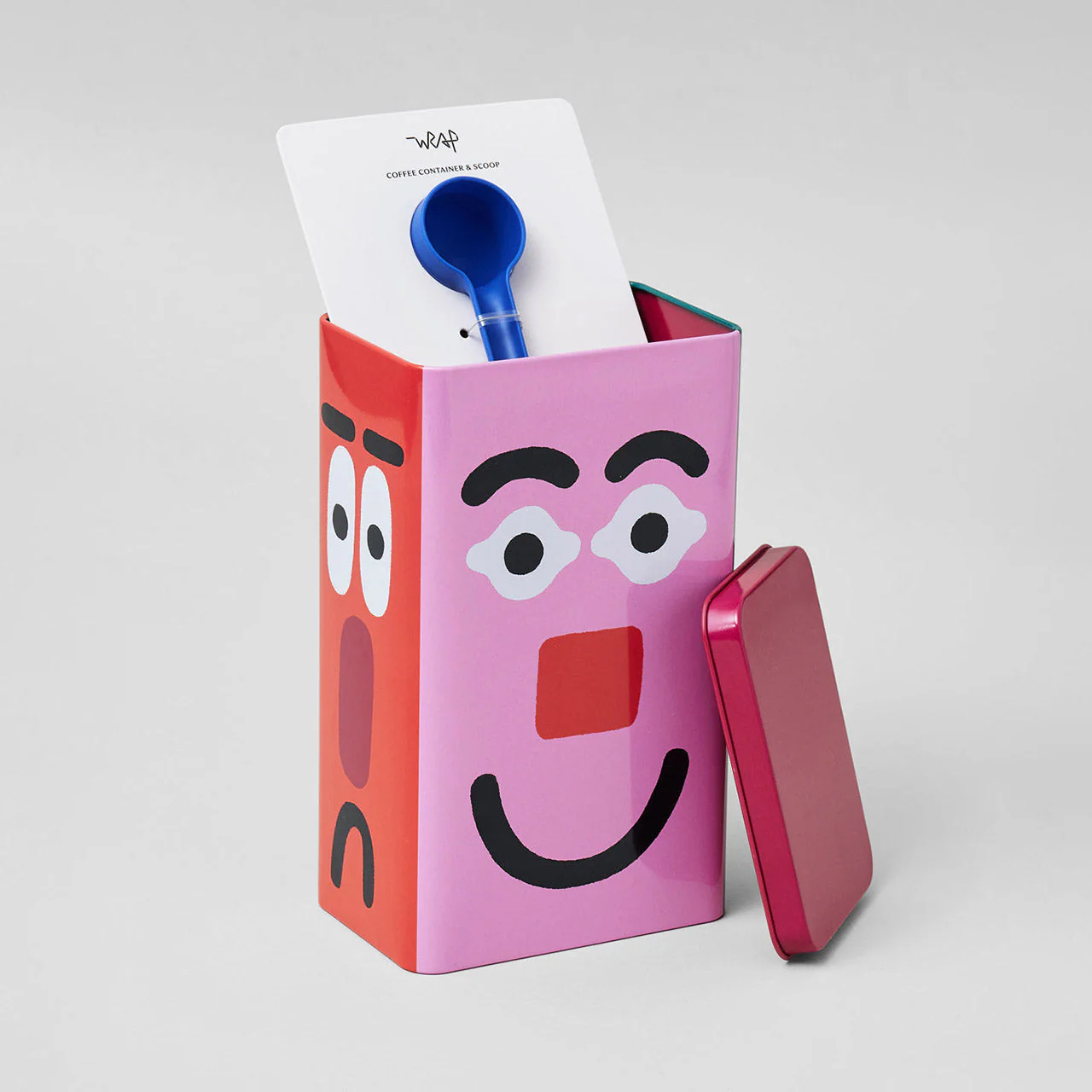 Wrap Faces Coffee Storage Tin - Image 3