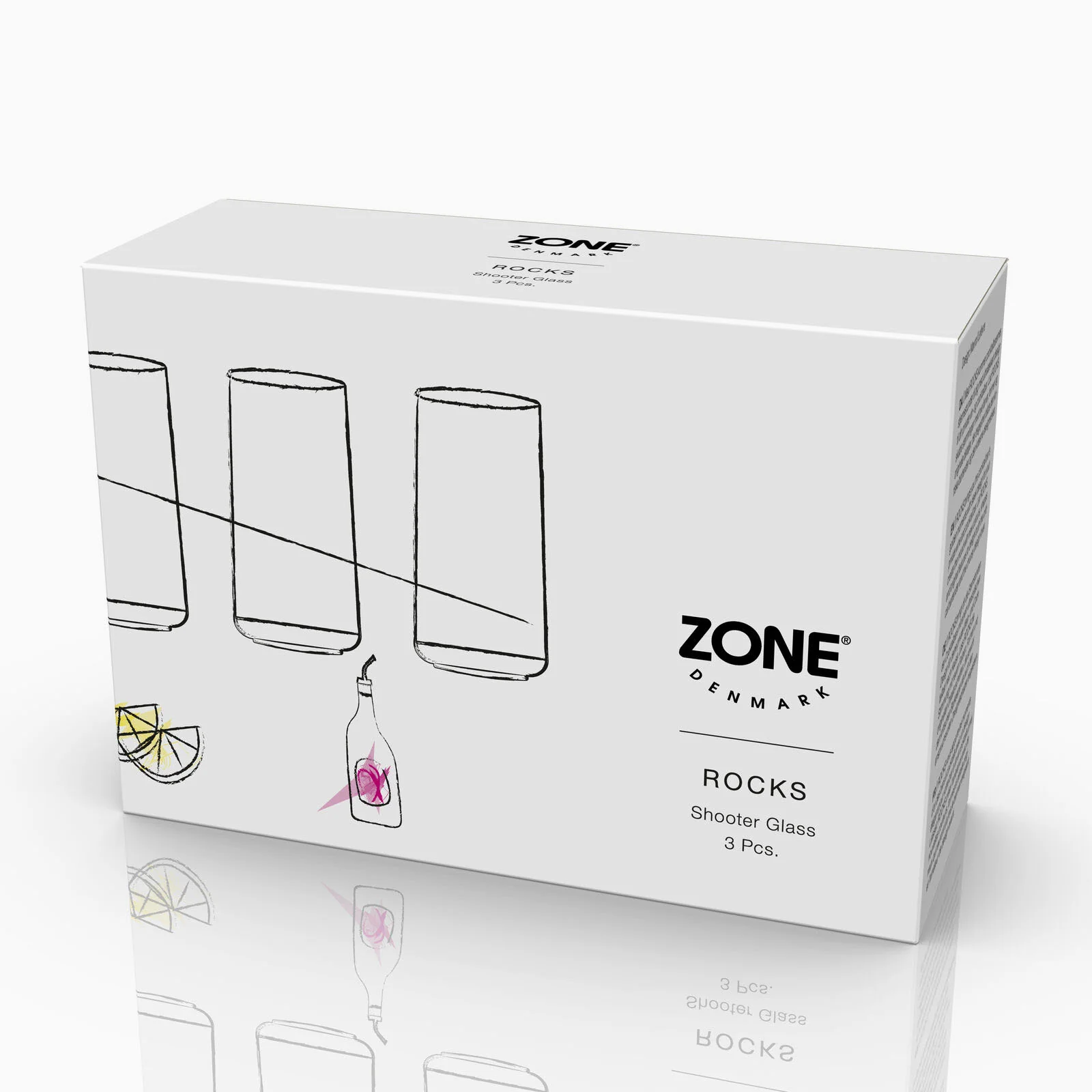 Zone One Rocks - Shooter Glass (Set of 3) - Image 2