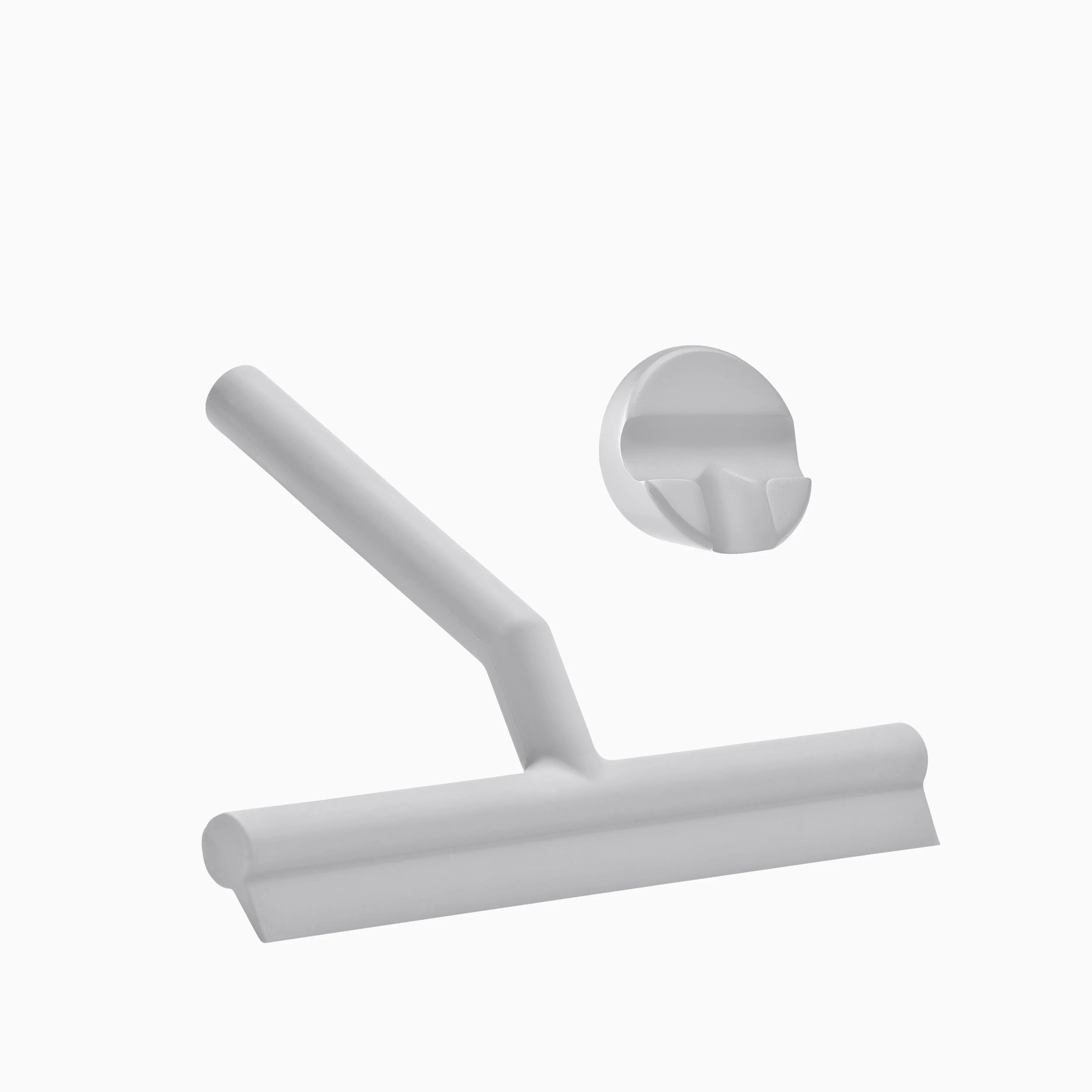 Zone Shower Wiper with Holder - Soft Grey