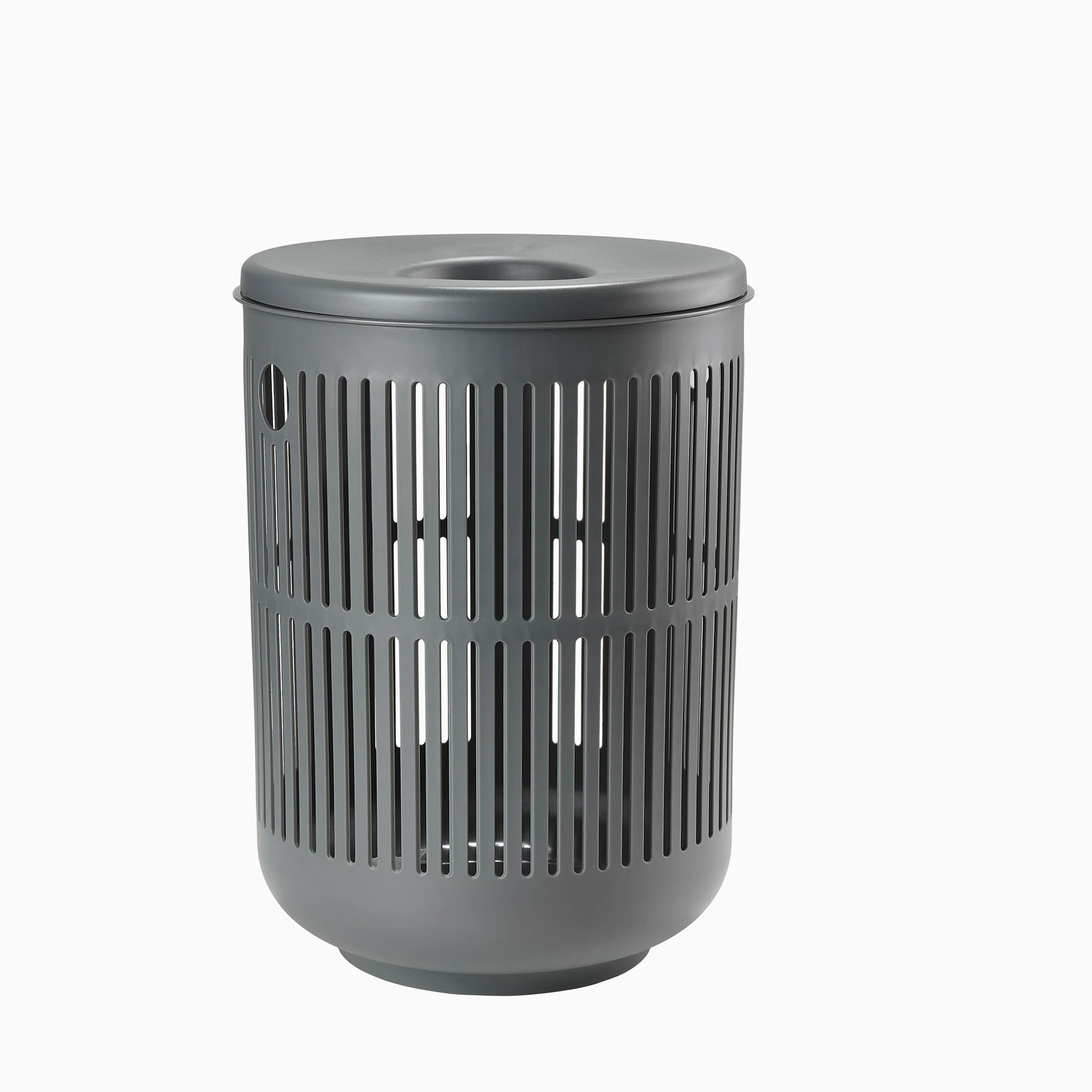 Zone Ume Laundry Basket with Lid 60L - Grey